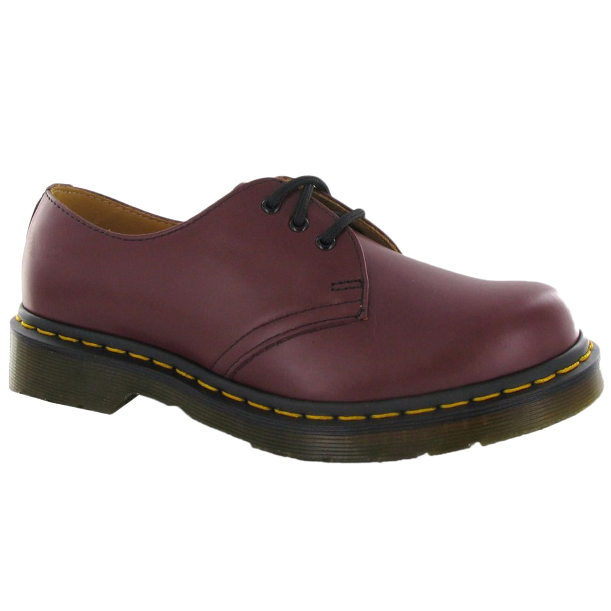 Dr. Martens 1461 Smooth Leather Unisex Shoes#color_cherry red