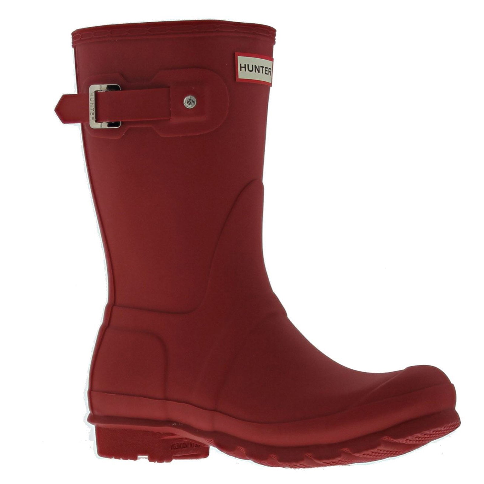 Hunter Womens Original Short Synthetic Boots#color_red