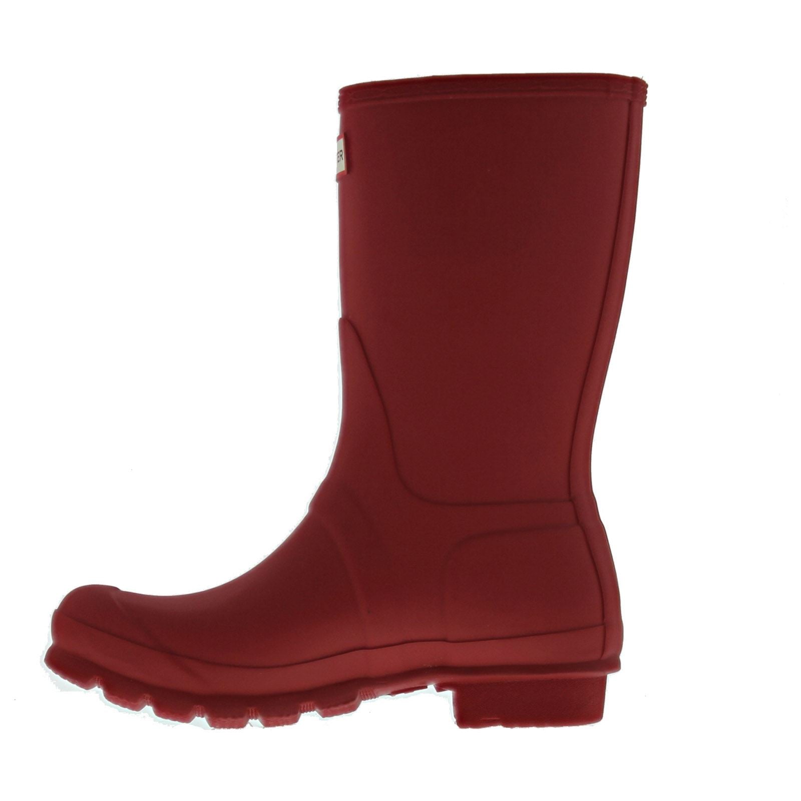 Hunter Womens Original Short Synthetic Boots#color_red