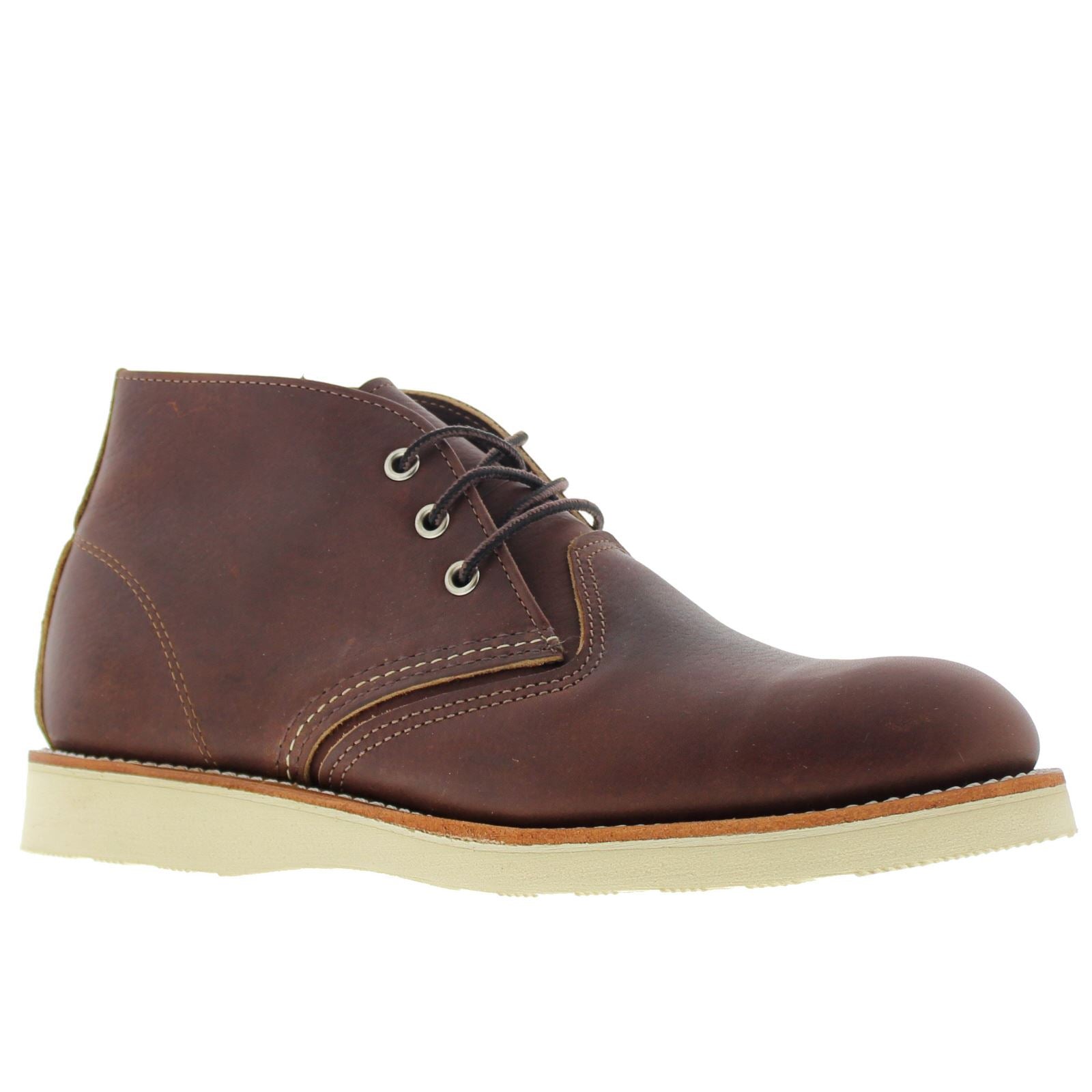 Red Wing Classic Chukka 3141 Dark Brown Mens Boots#color_dark brown