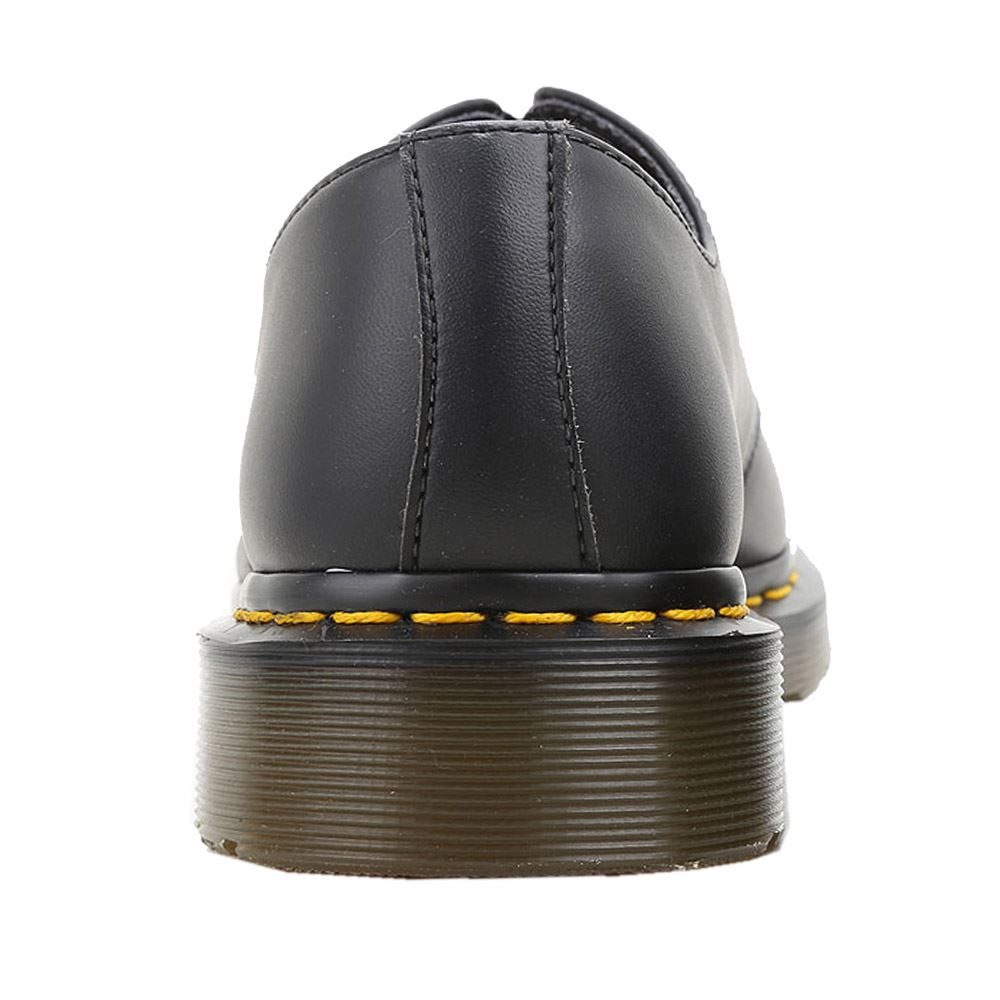 Dr. Martens Felix Rub Off Vegan 1461 3 Eyelet Black Unisex Shoes#color_black