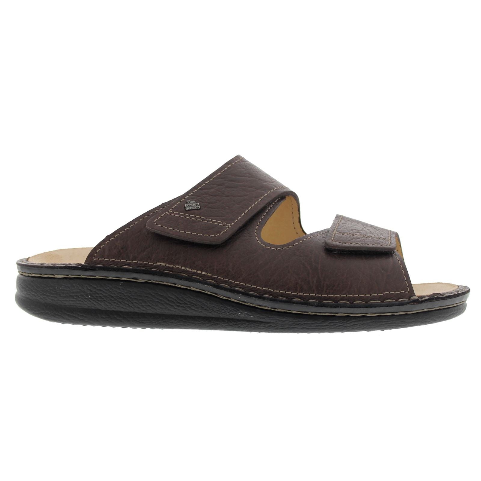 Finn Comfort 1505 Riad Karbo Brown Mens Sandals#color_brown