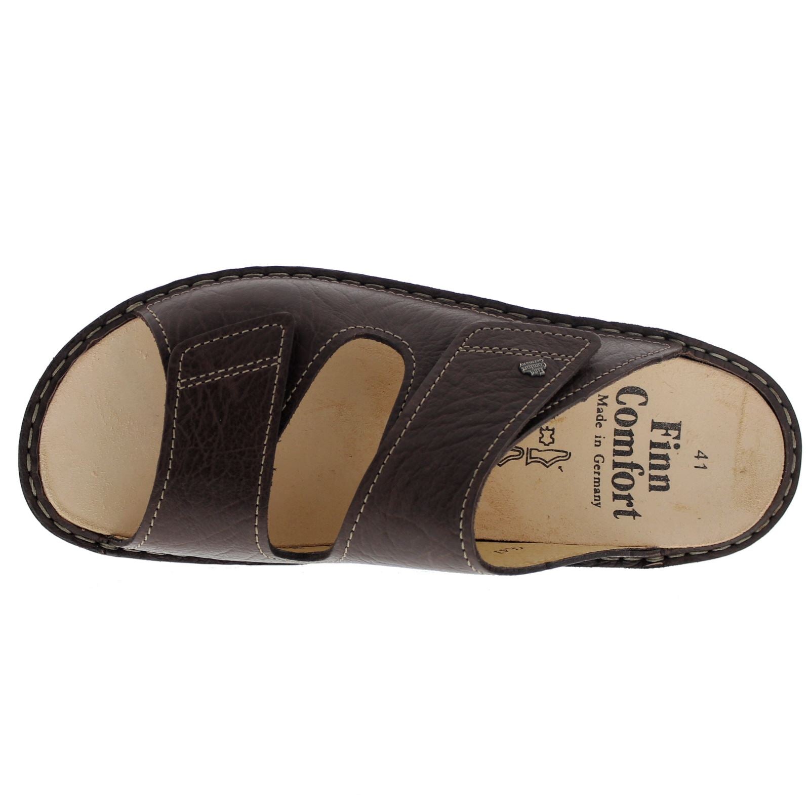 Finn Comfort 1505 Riad Karbo Brown Mens Sandals#color_brown