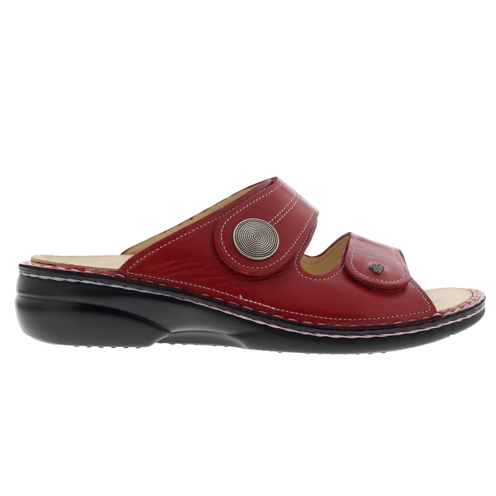 Finn Comfort 2550 Sansibar Venezia Red Womens Sandals#color_red