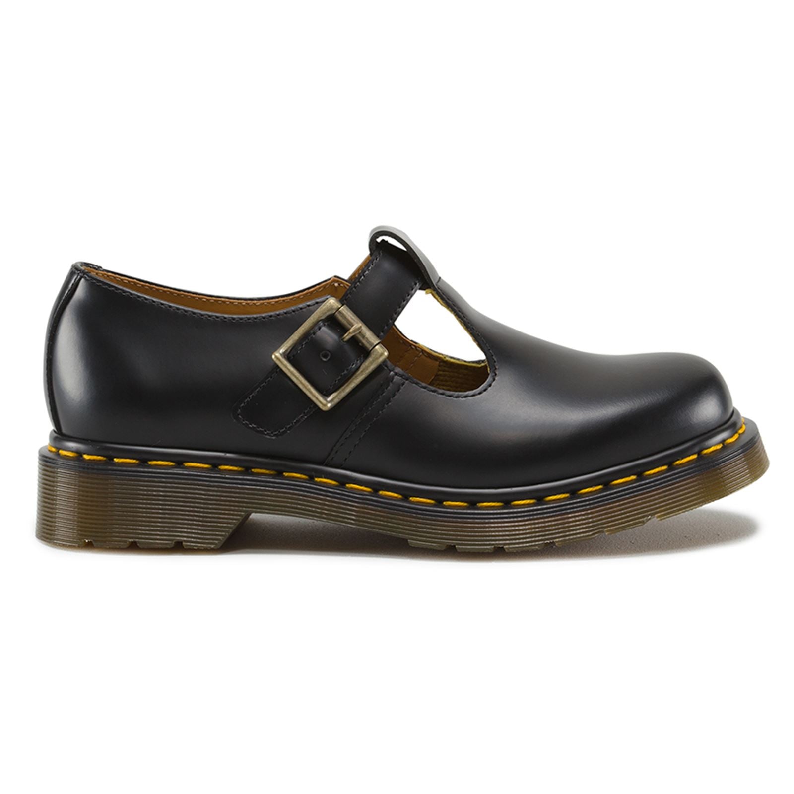 Dr. Martens Polley Smooth Black Womens Shoes#color_black