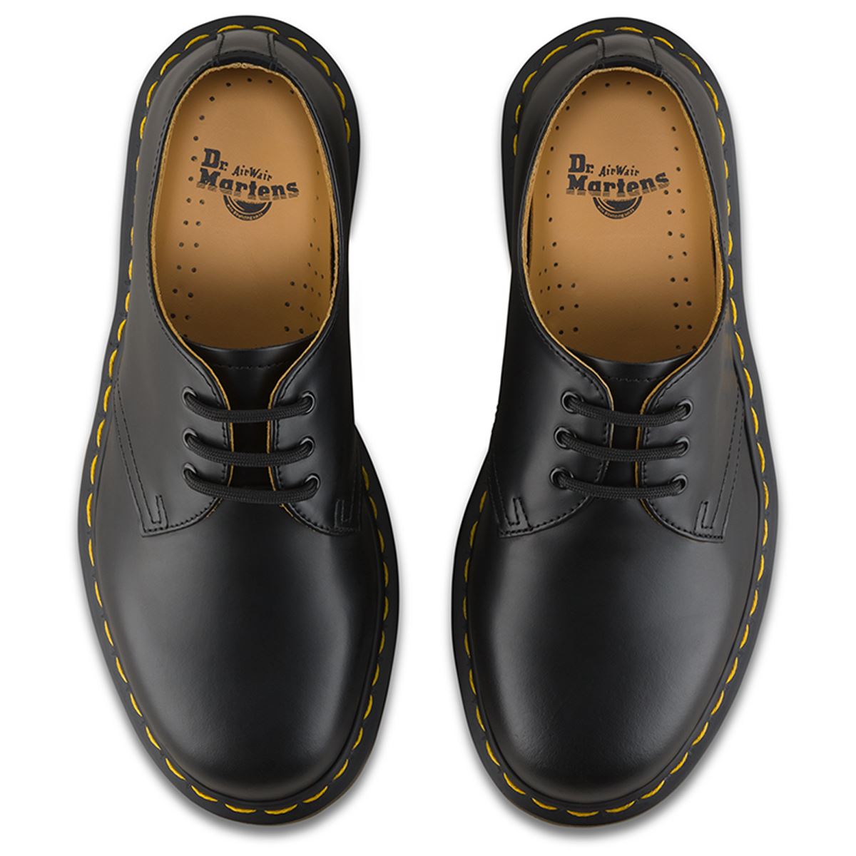 Dr. Martens 1461 Smooth Leather Unisex Shoes#color_black