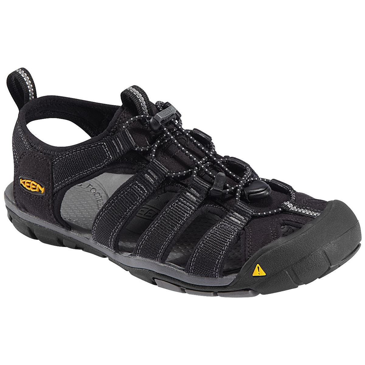 Keen Clearwater CNX Black Mens Sandals#color_black