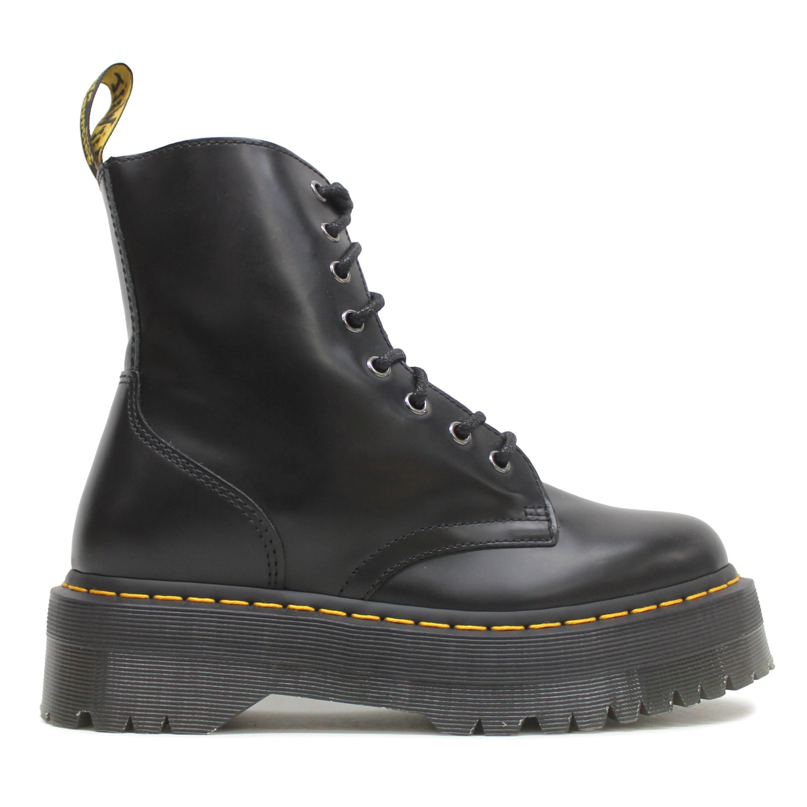 Dr. Martens Jadon Smooth Leather Unisex Boots#color_black