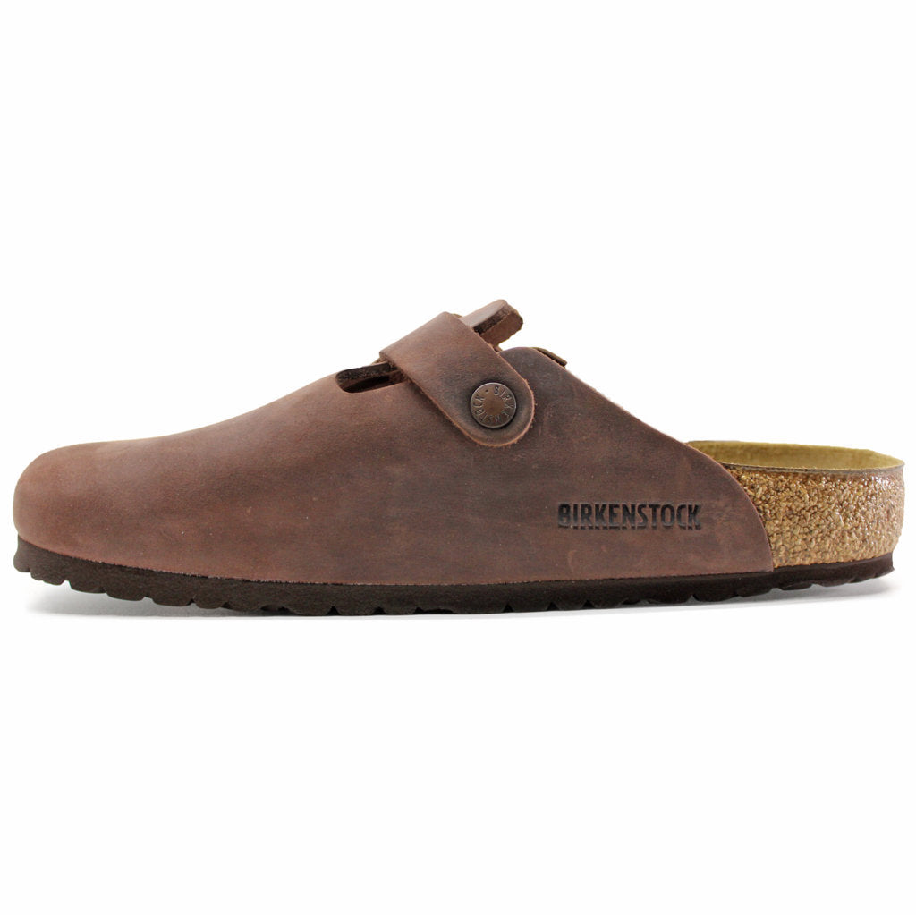 Birkenstock Boston Brown Womens Comfort Leather Sandals - UK 7