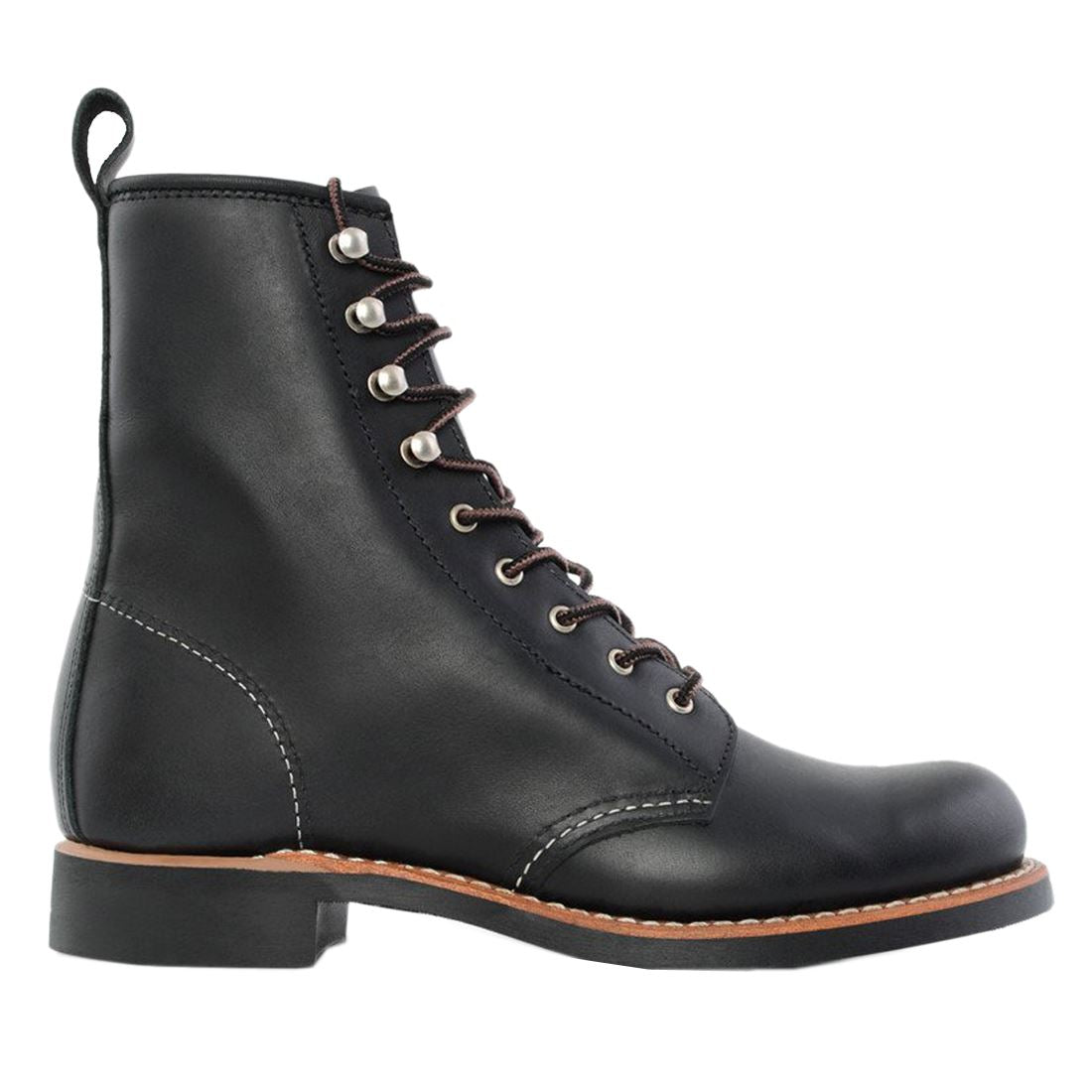Red Wing Silversmith Leather Womens Boots#color_black