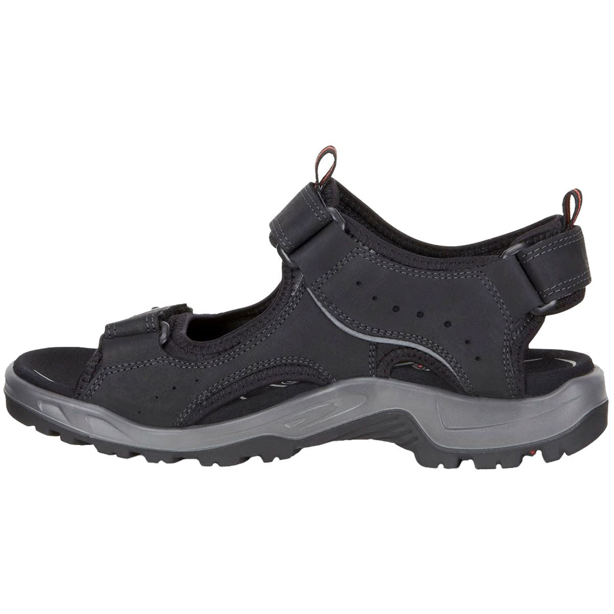 Ecco Offroad Nubuck Mens Sandals#color_black
