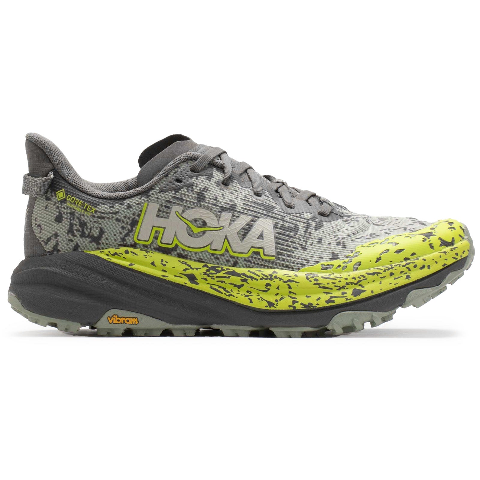 Hoka Speedgoat 6 GTX Textile Mens Trainers#color_slate aloe vera