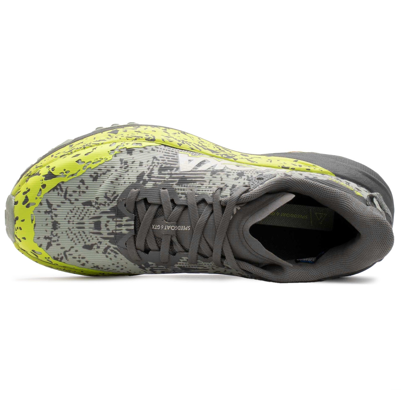 Hoka Speedgoat 6 GTX Textile Mens Trainers#color_slate aloe vera