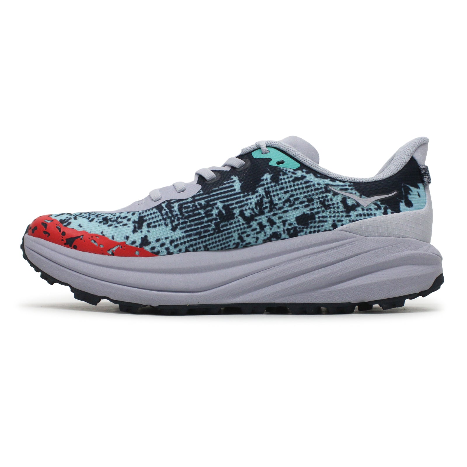 Hoka Speedgoat 6 Textile Youth Running Shoes#color_gull stormy skies