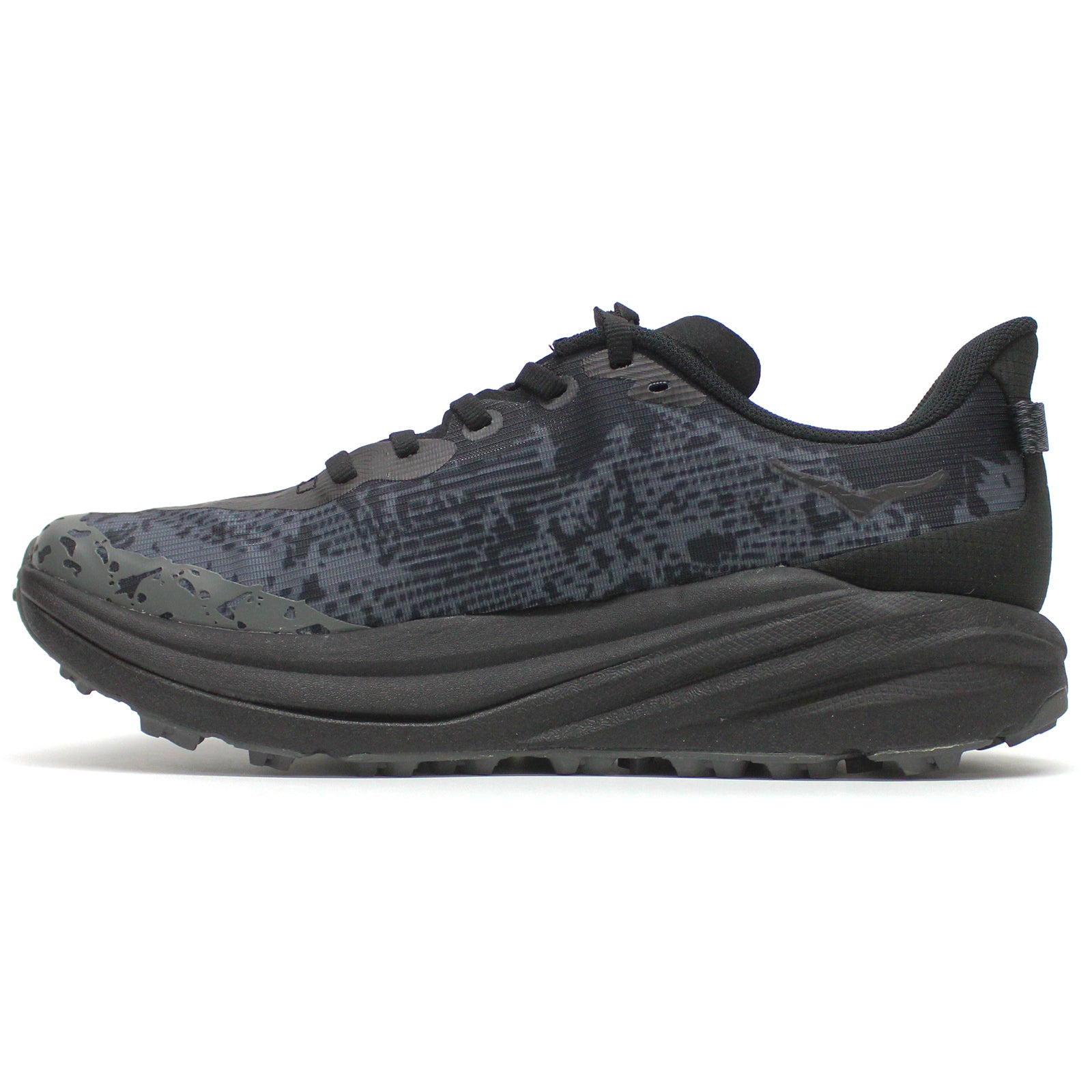 Hoka Speedgoat 6 Textile Youth Running Shoes#color_obsidian outer orbit