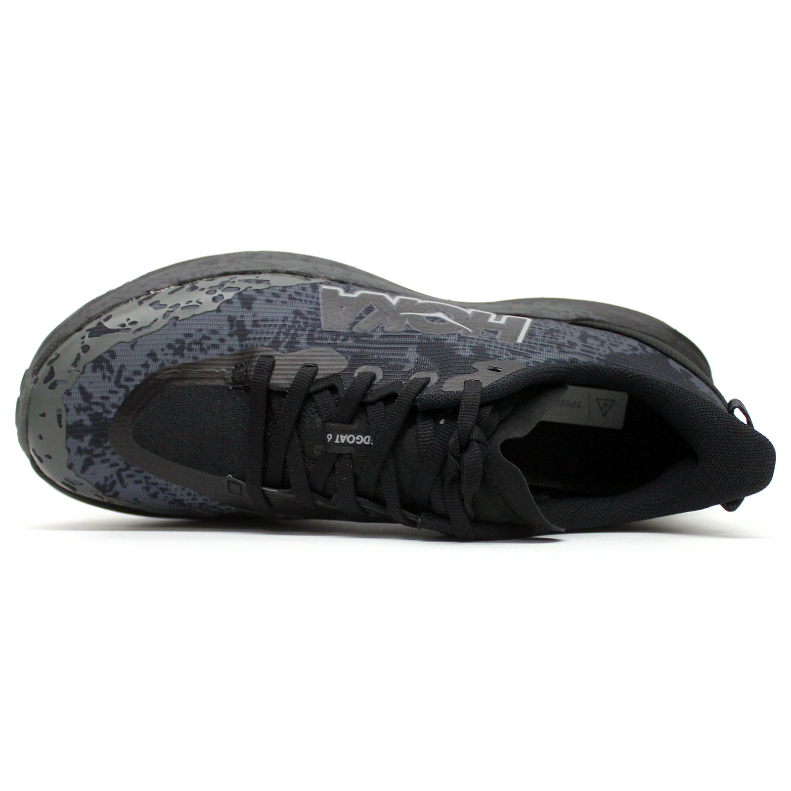 Hoka Speedgoat 6 Textile Youth Running Shoes#color_obsidian outer orbit