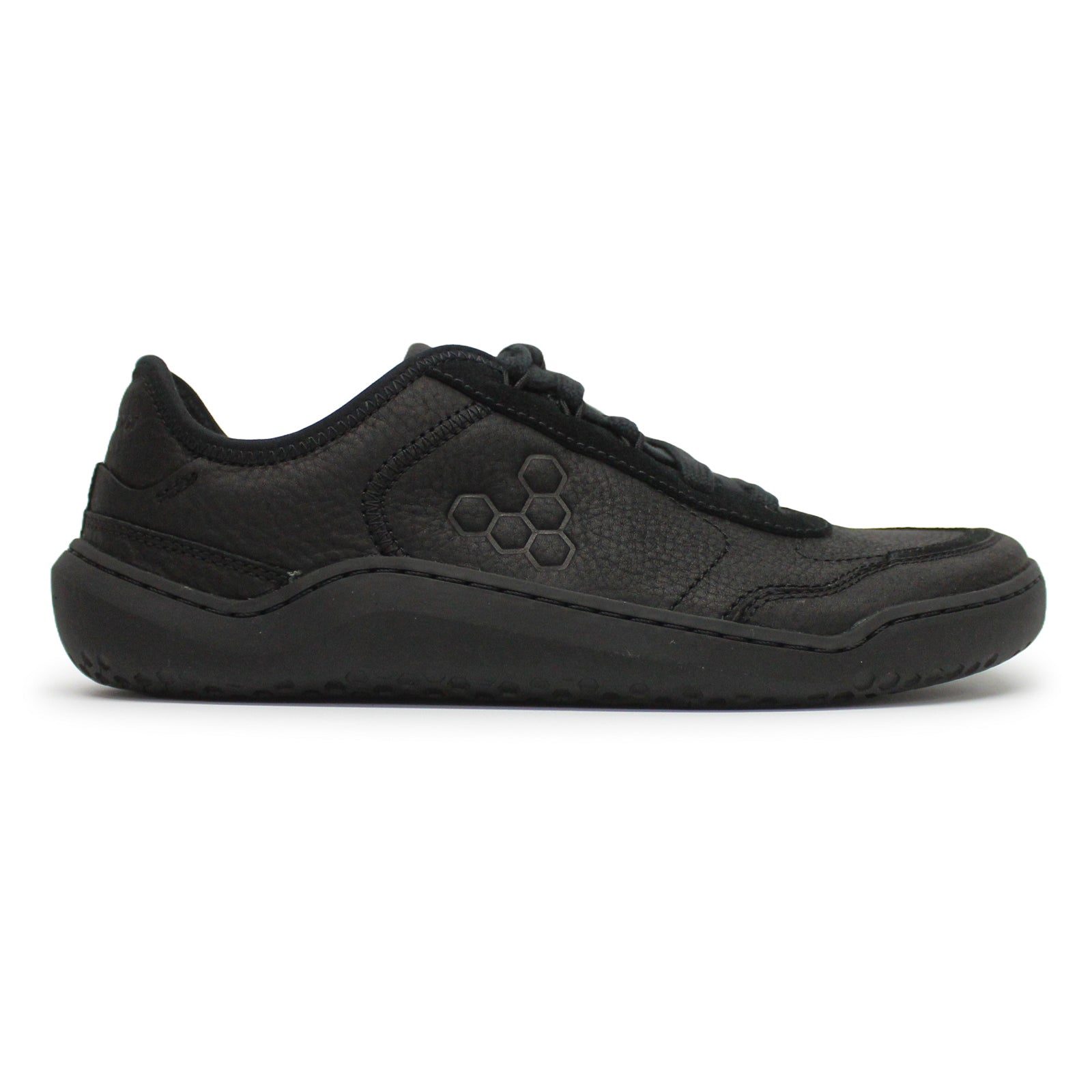 Vivobarefoot Gobi Sneaker Leather Mens Trainers#color_obsidian