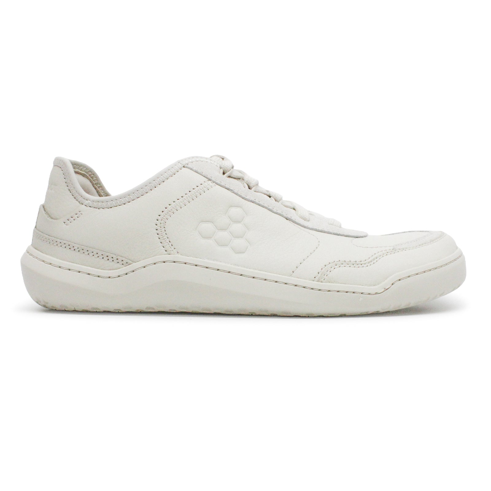 Vivobarefoot Gobi Sneaker Leather Mens Trainers#color_limestone