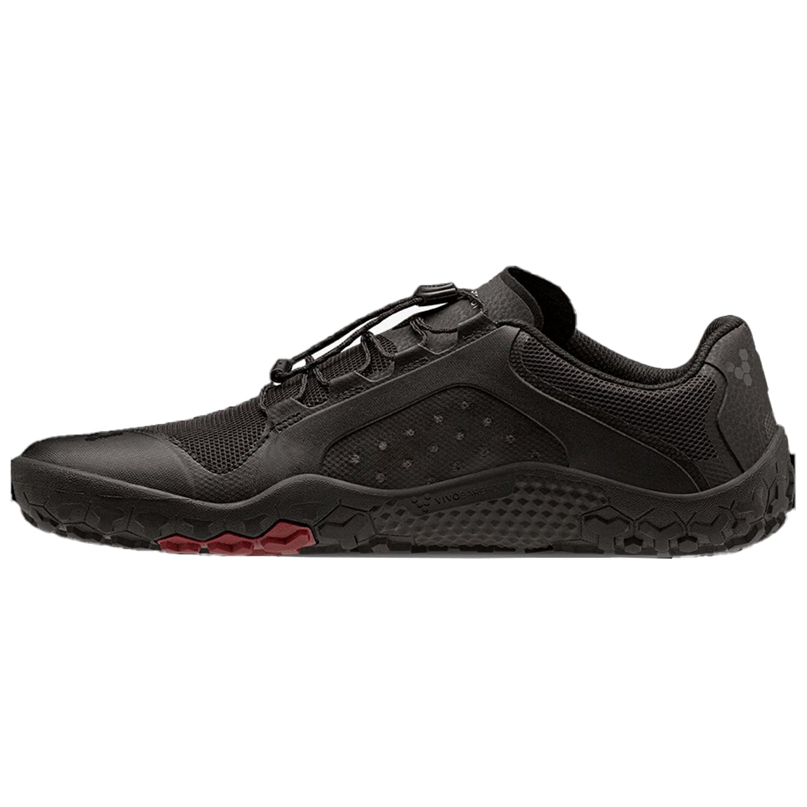 Vivobarefoot Primus Trail FG 3.5 Textile Synthetic Mens Trainers#color_obsidian