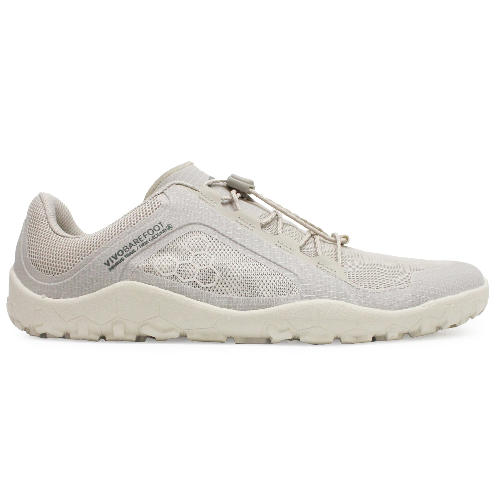 Vivobarefoot Primus Trail FG 3.5 Textile Synthetic Mens Trainers#color_silver birch