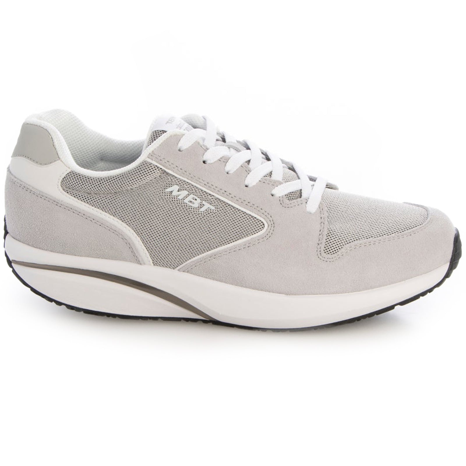 MBT 1997 Classic II Suede Textile Mens Trainers#color_mist grey