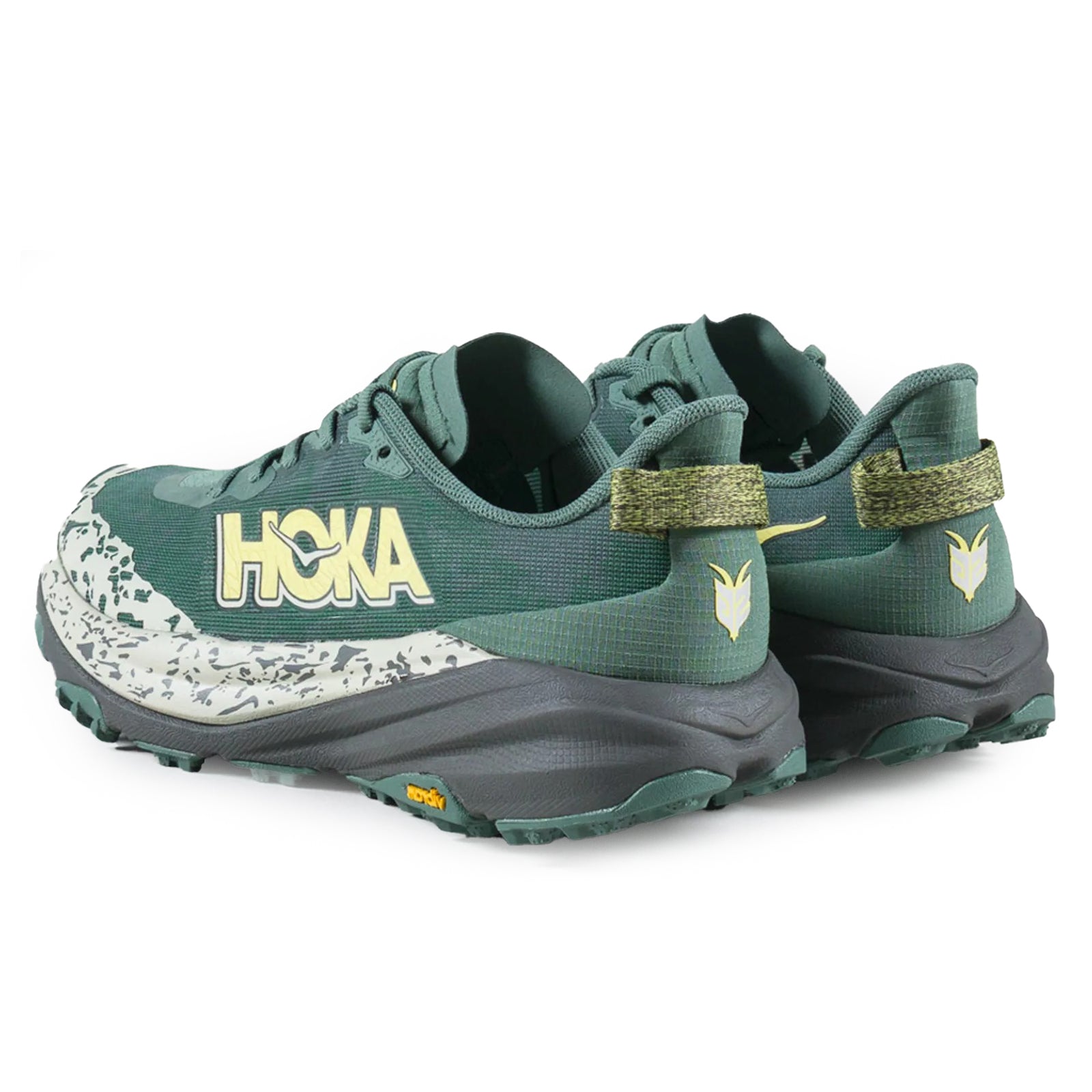 Hoka Speedgoat 6 Textile Mens Trainers#color_fern asphalt grey