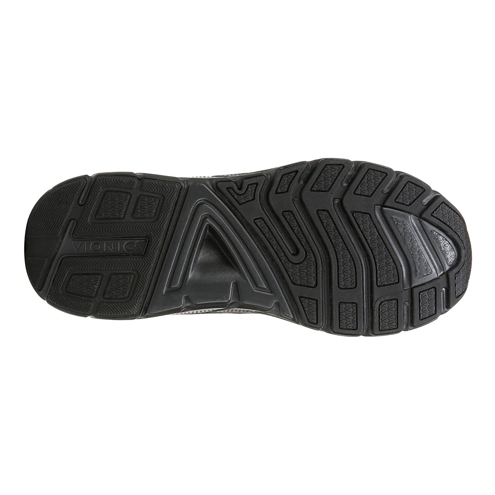 Vionic Walk Max Textile Synthetic Mens Trainers#color_black black