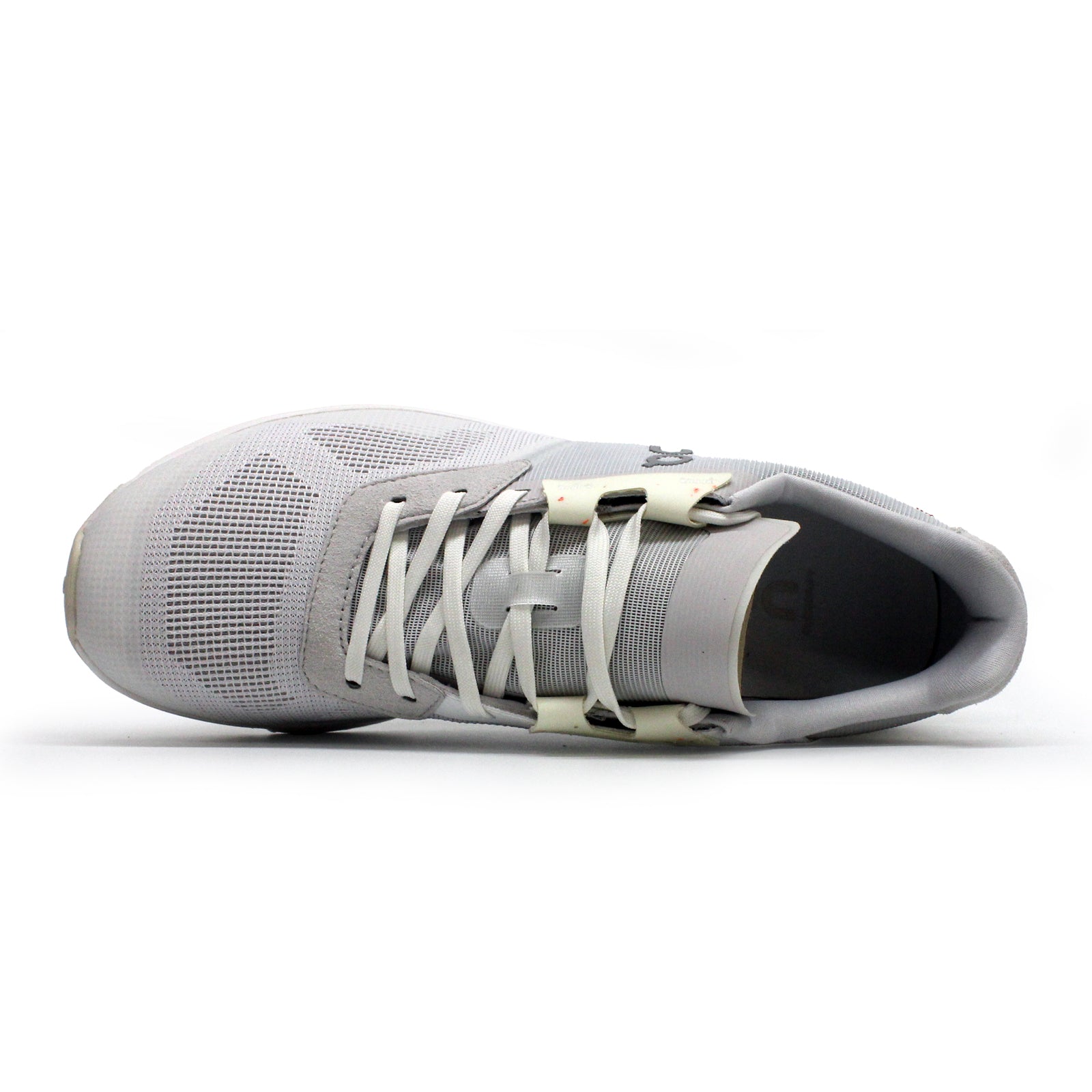 On Cloudrift Textile Synthetic Women's Running Shoes#color_white frost