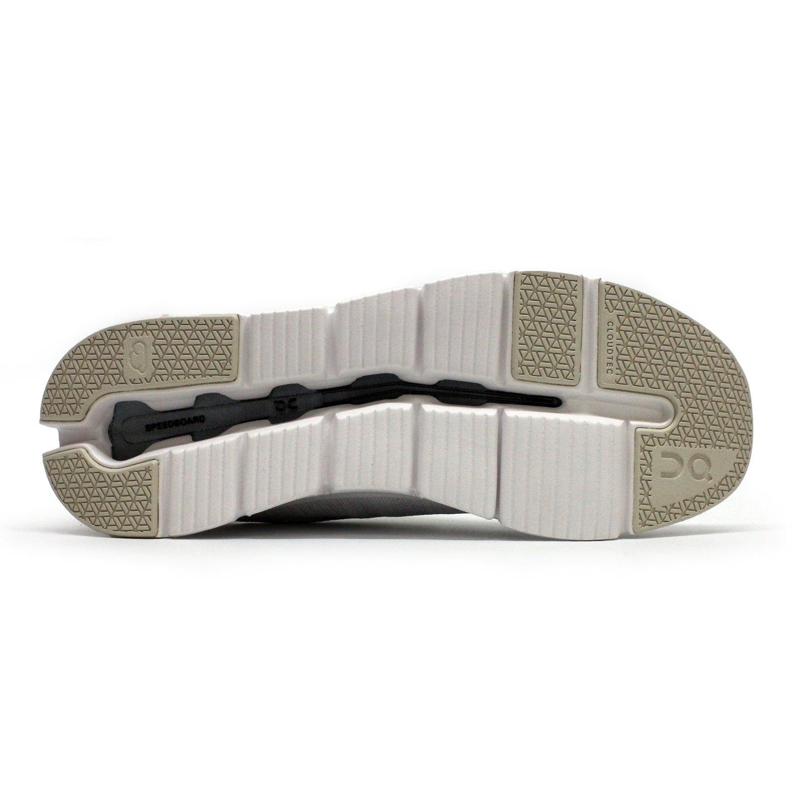 On Cloudrift Textile Synthetic Women's Running Shoes#color_white frost