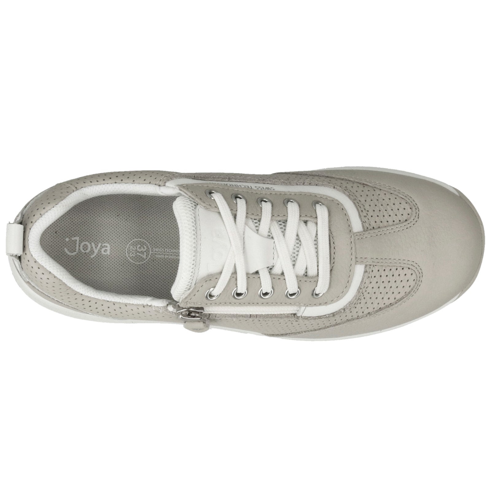 Joya Laura Full Grain Leather Womens Shoes#color_light beige