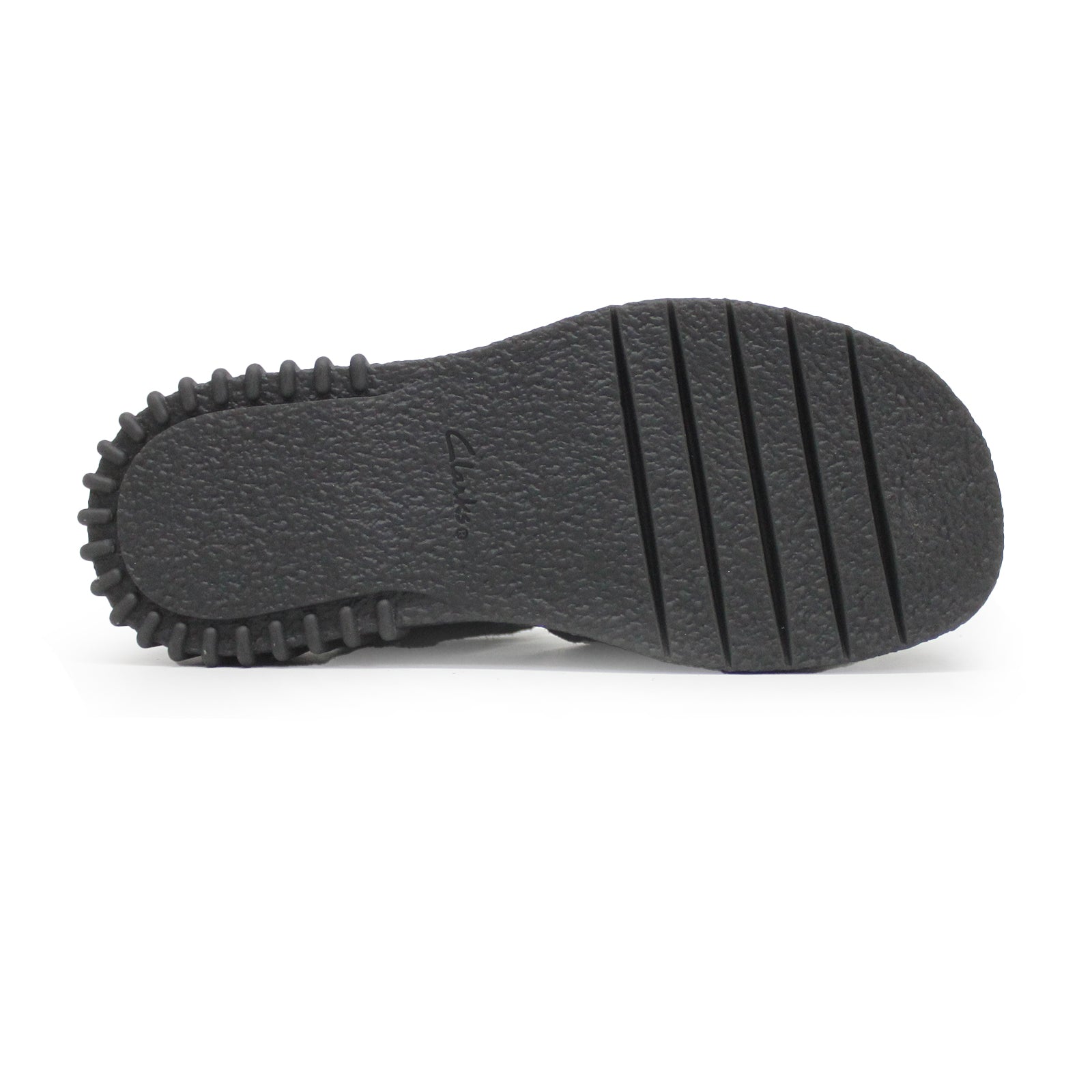 Clarks Evamar Wish Suede Womens Sandals#color_black