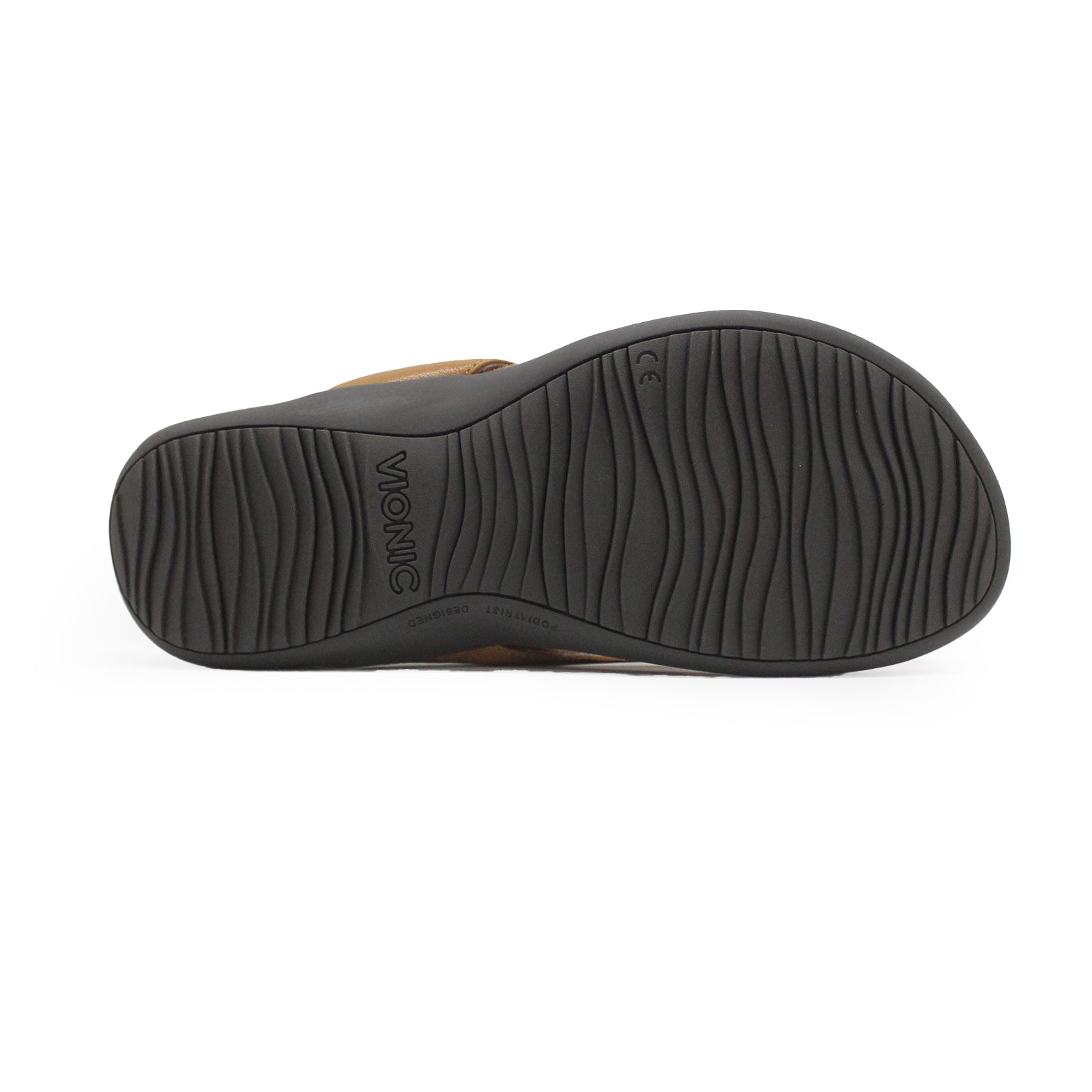 Vionic Bella Leather Womens Sandals#color_light brown