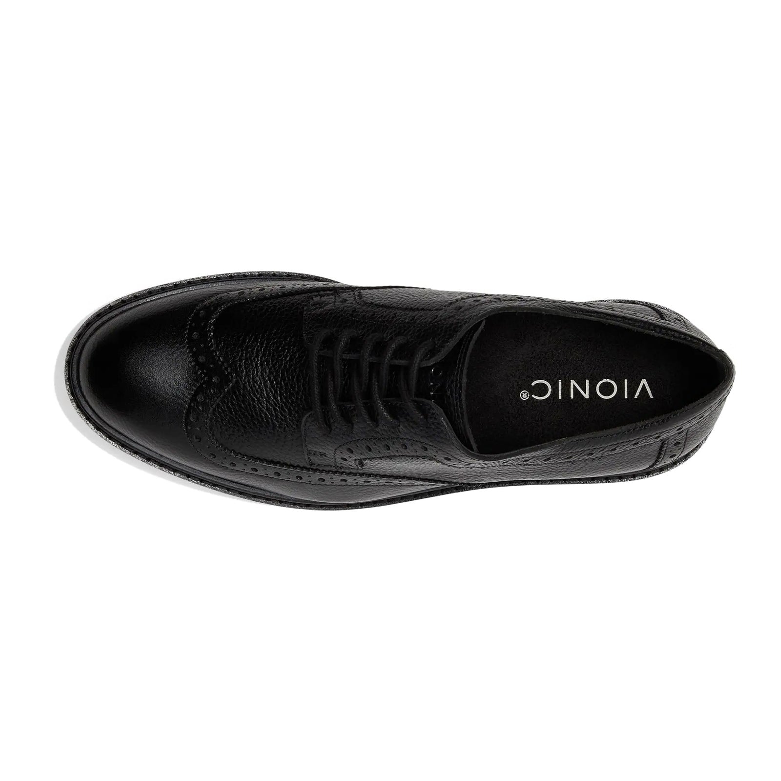 Vionic Lombard Leather Mens Shoes#color_black