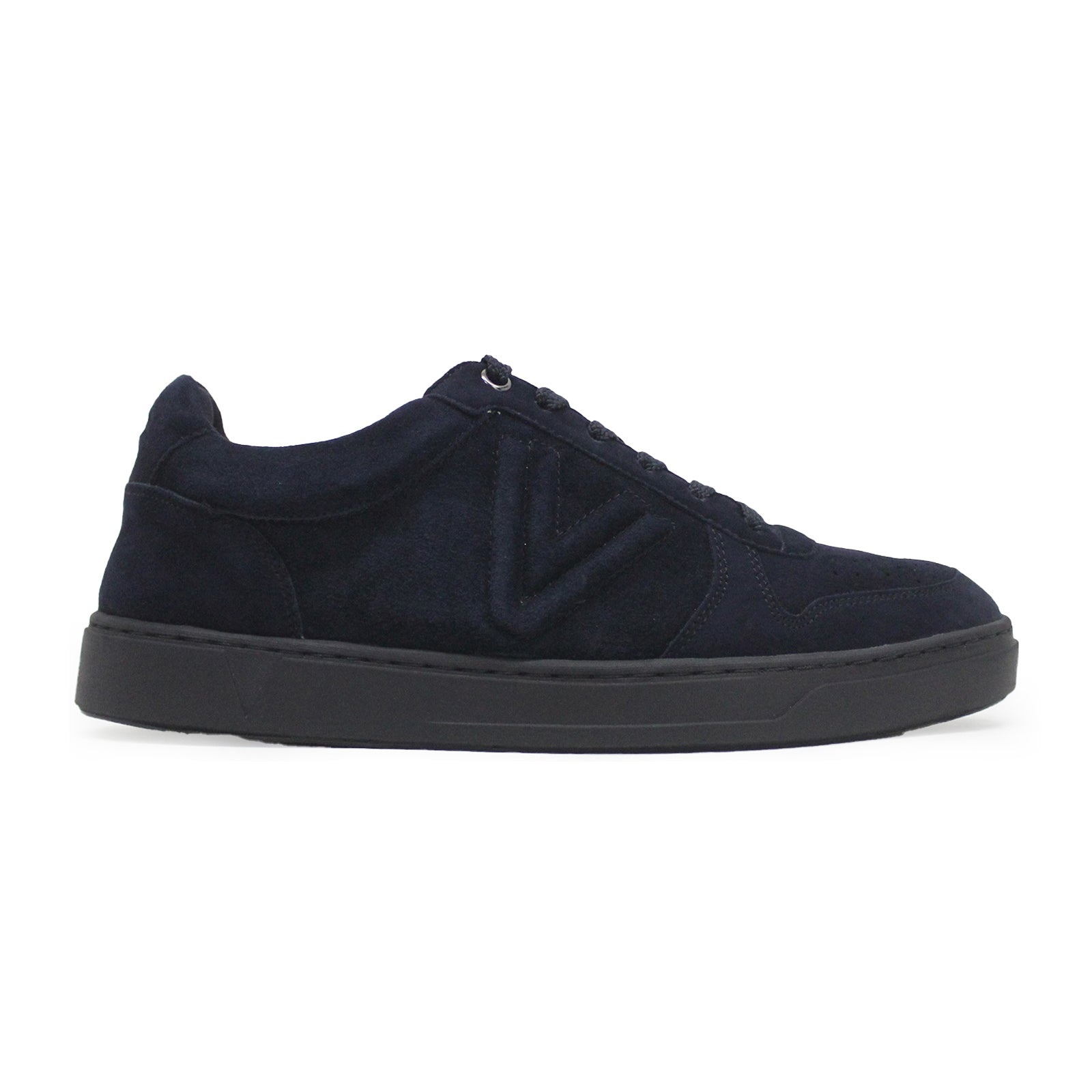 Vionic Lucas Court Suede Mens Trainers#color_navy blazer