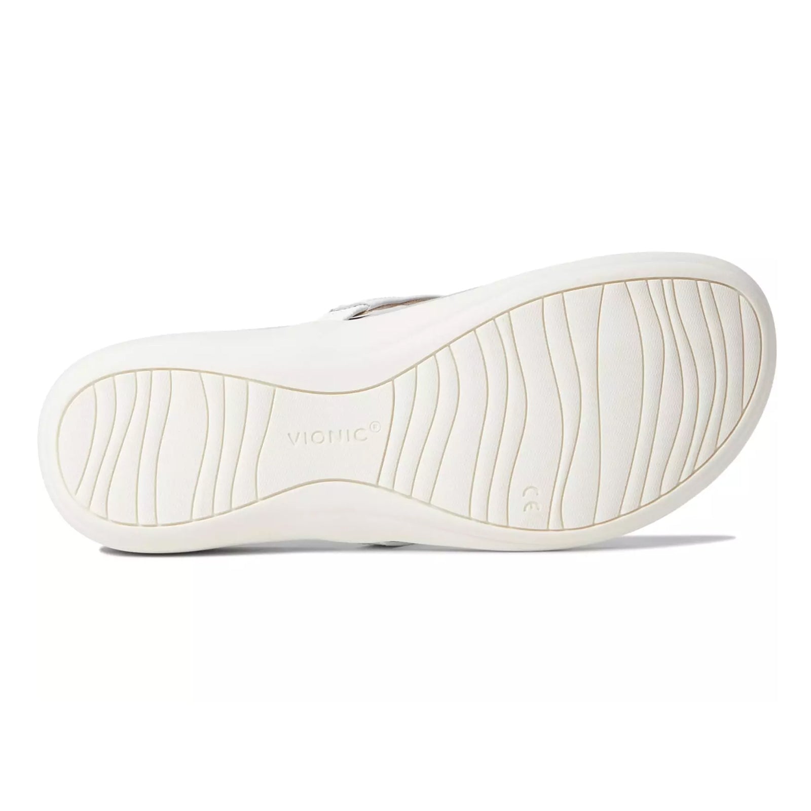 Vionic Raysa Patent Leather Womens Sandals#color_white