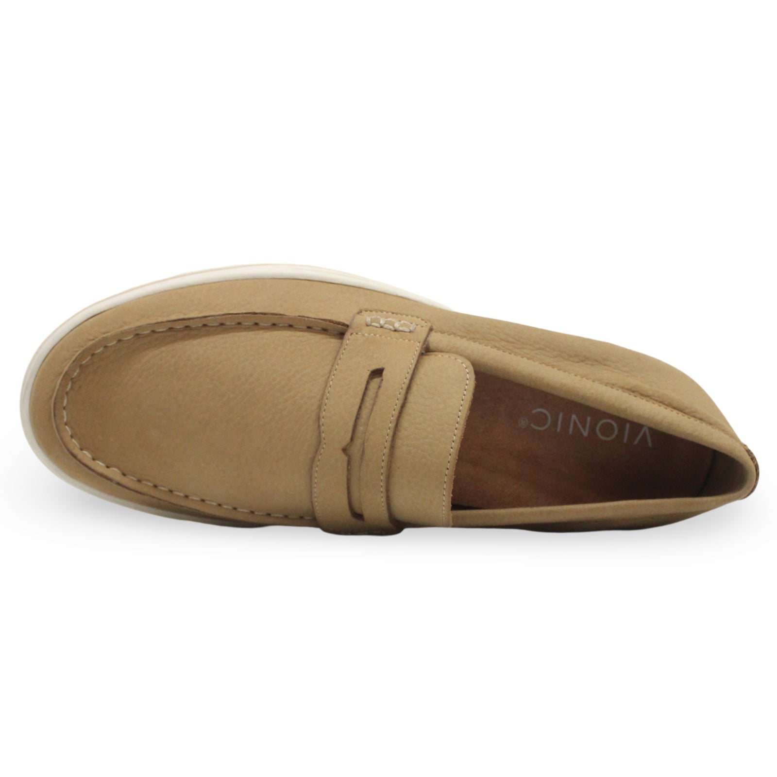 Vionic Thompson Nubuck Mens Shoes#color_sand
