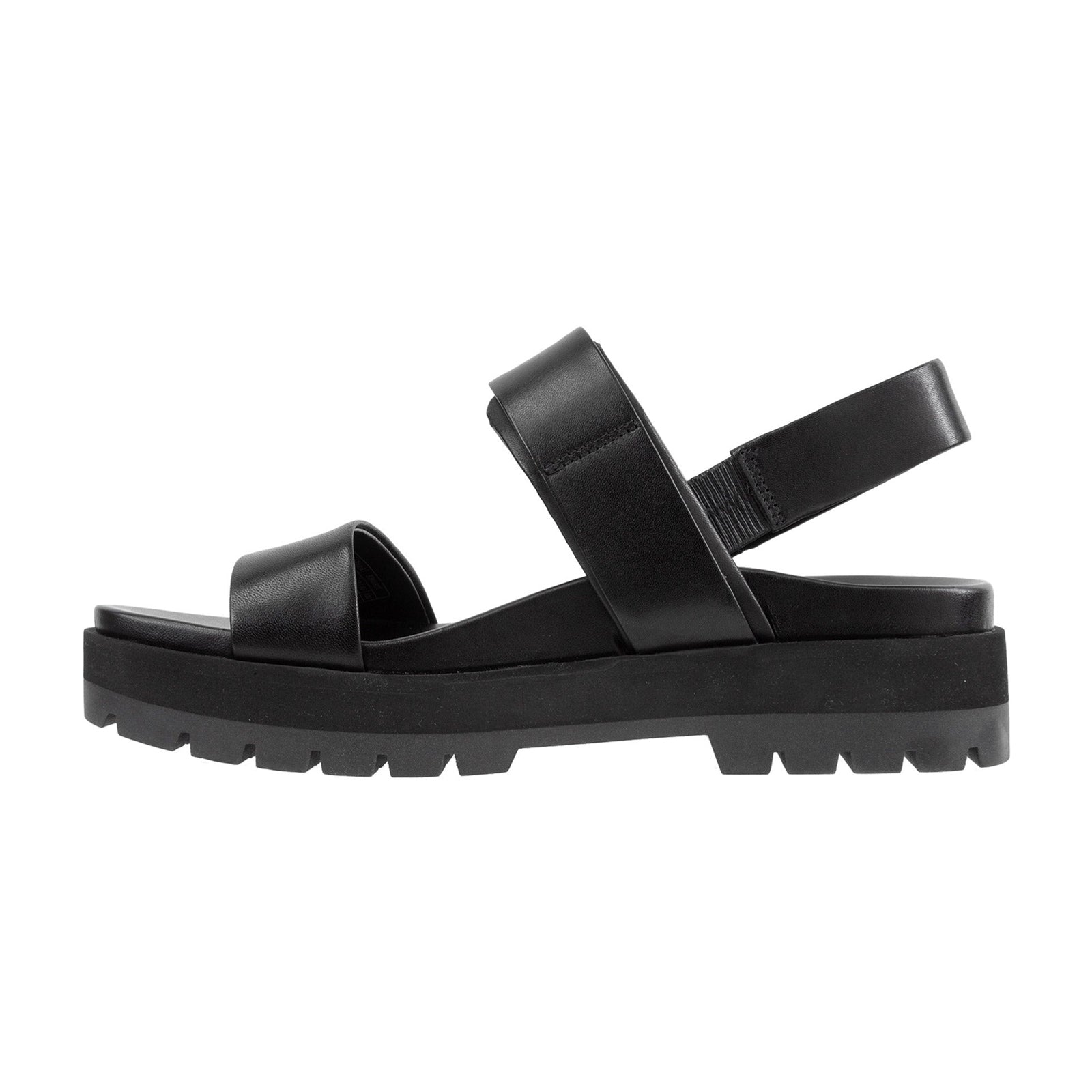 Vionic Torrance Leather Womens Sandals#color_black