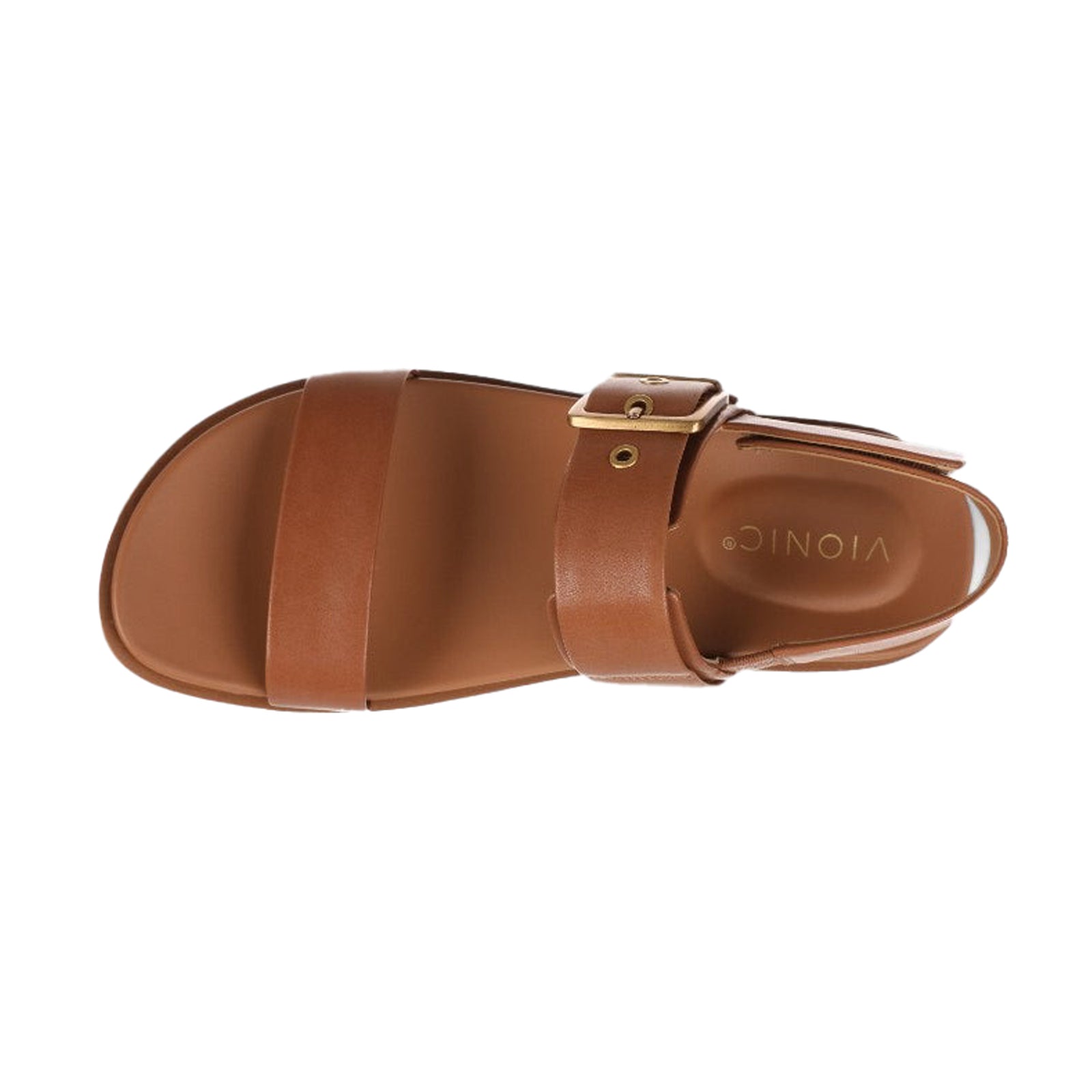 Vionic Torrance Leather Womens Sandals#color_tan