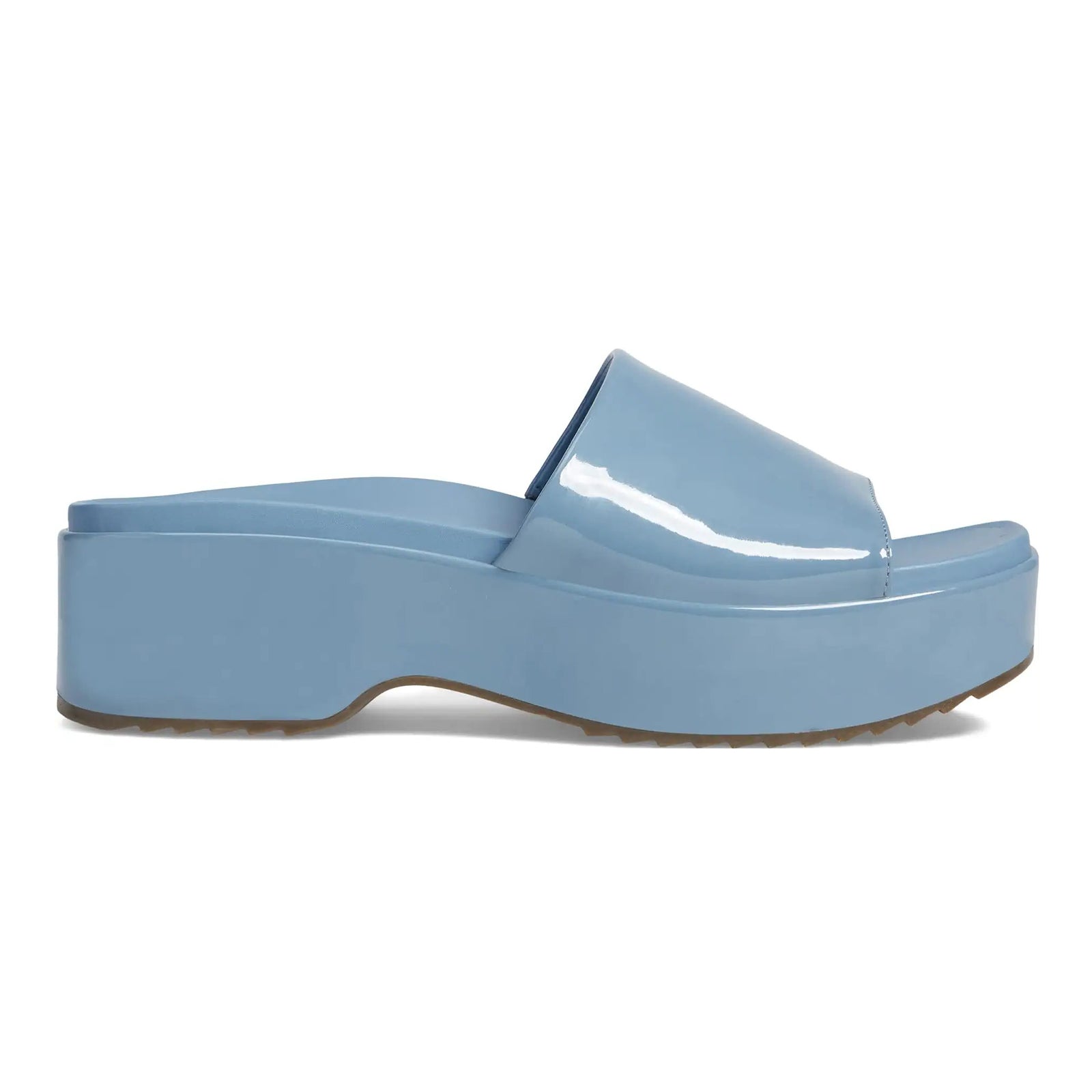 Vionic Trista Patent Synthetic Womens Sandals#color_blue shadow