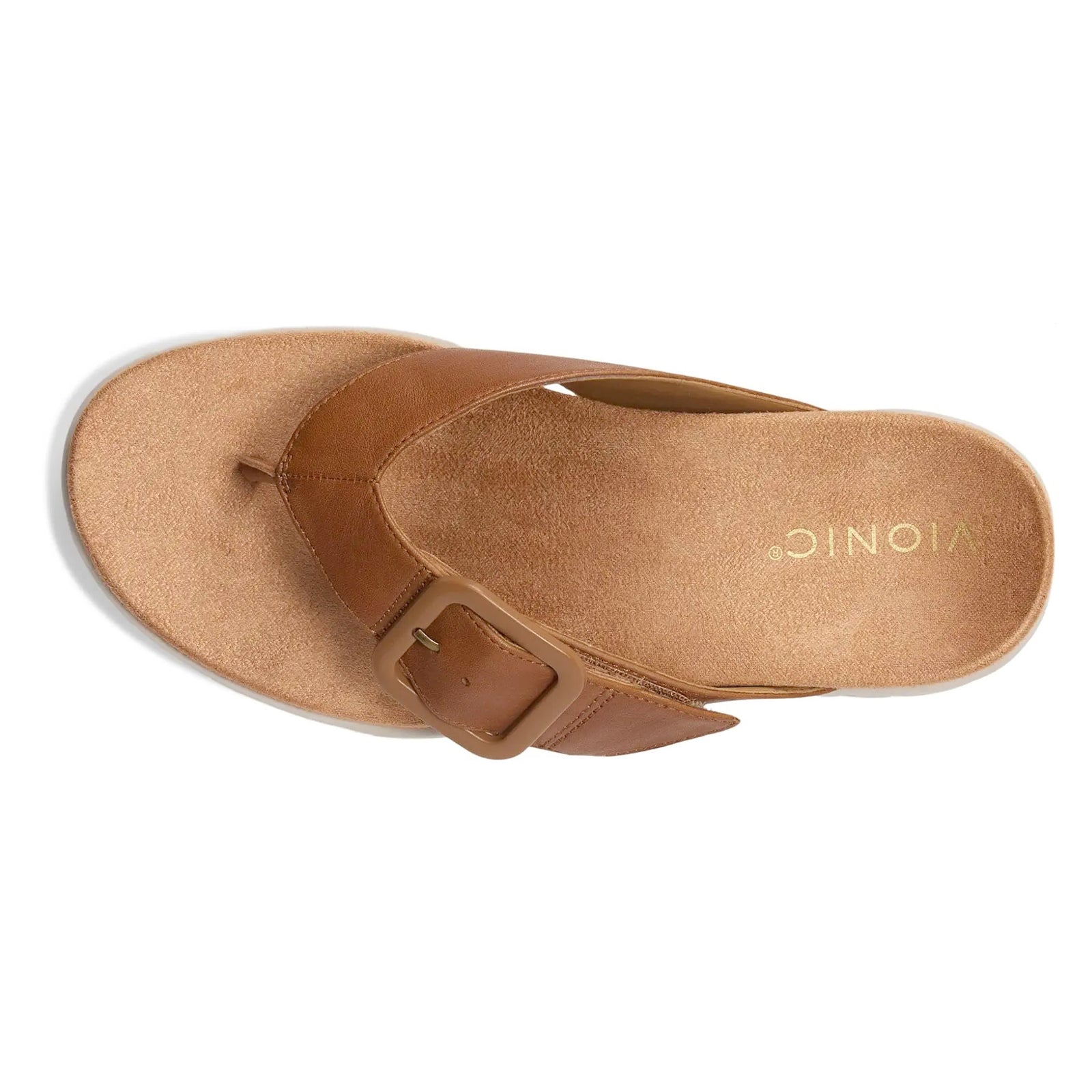 Vionic Uptown Marin Leather Womens Sandals#color_tan