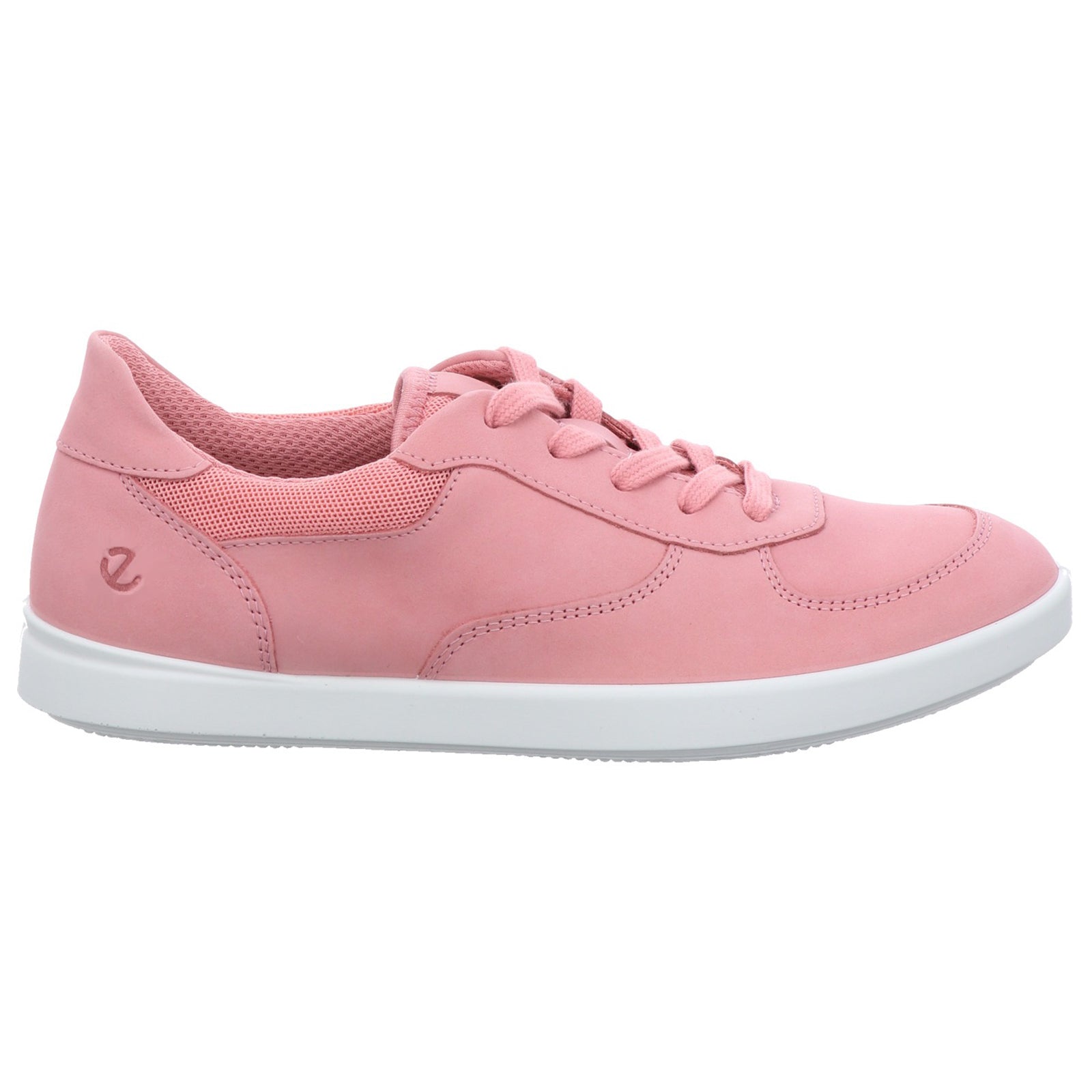 Ecco Leisure Nubuck Leather Women's Fashion Old Rose Trainers