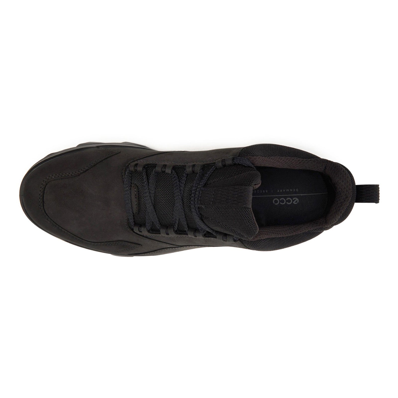 Ecco MX 820314 Oiled Nubuck Mens Trainers#color_black