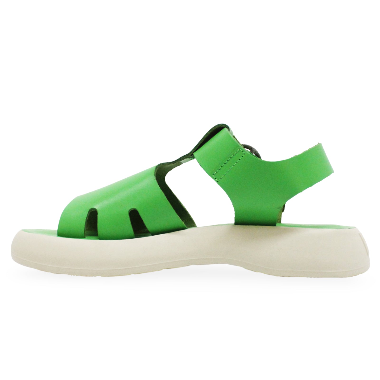 Fly London BADY281FLY Brooklyn Leather Womens Sandals#color_green