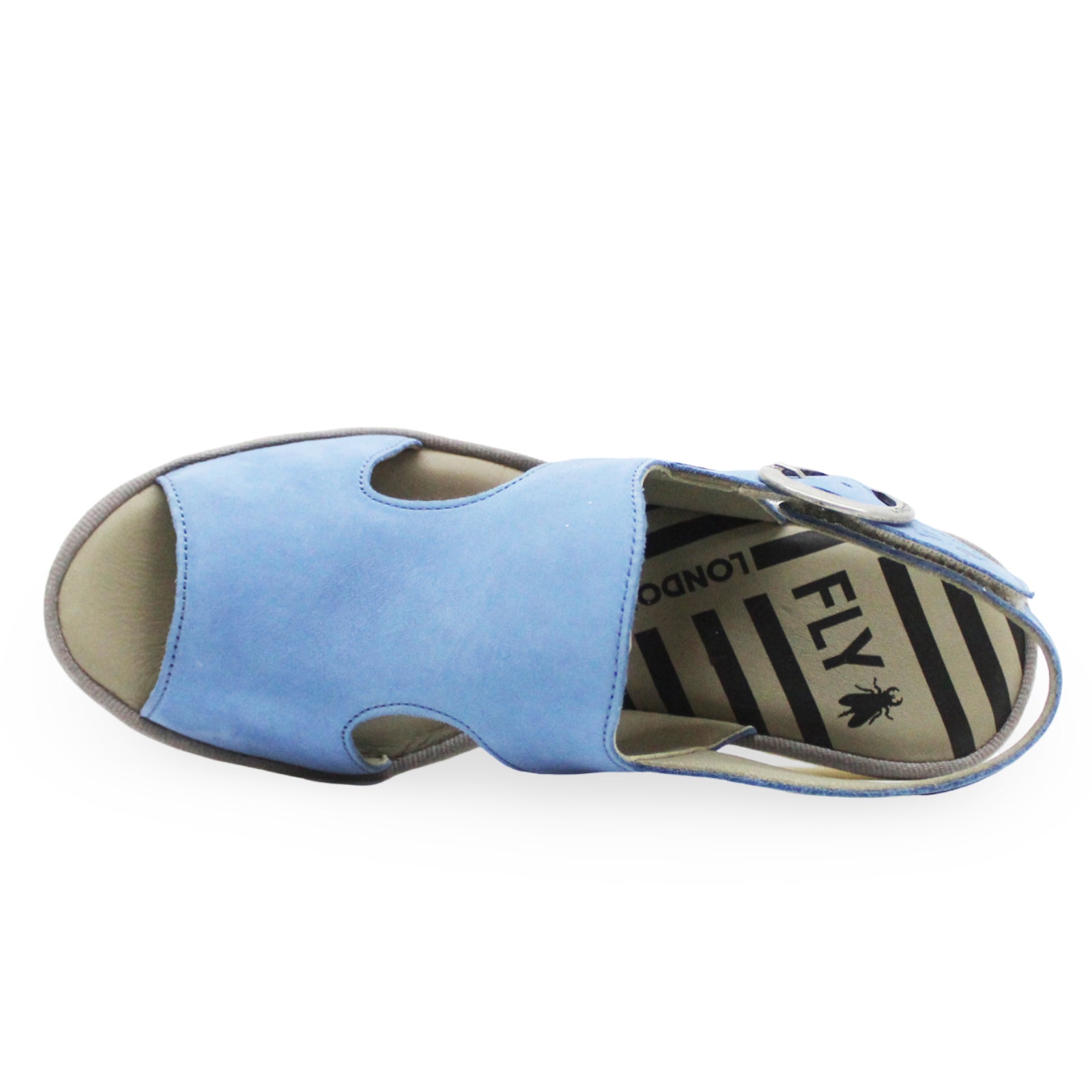 Fly London BAIF585FLY Cupido Leather Womens Sandals#color_blue