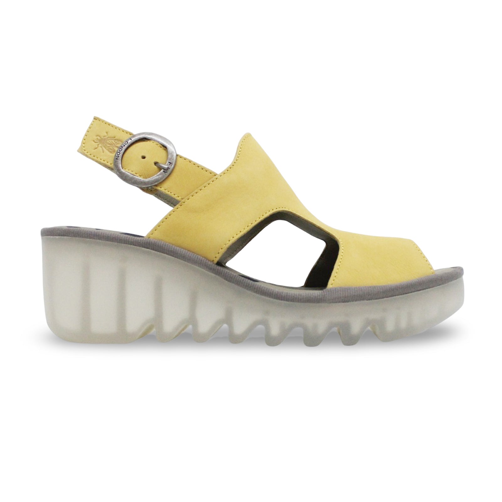 Fly London BAIF585FLY Cupido Leather Womens Sandals#color_bumblebee
