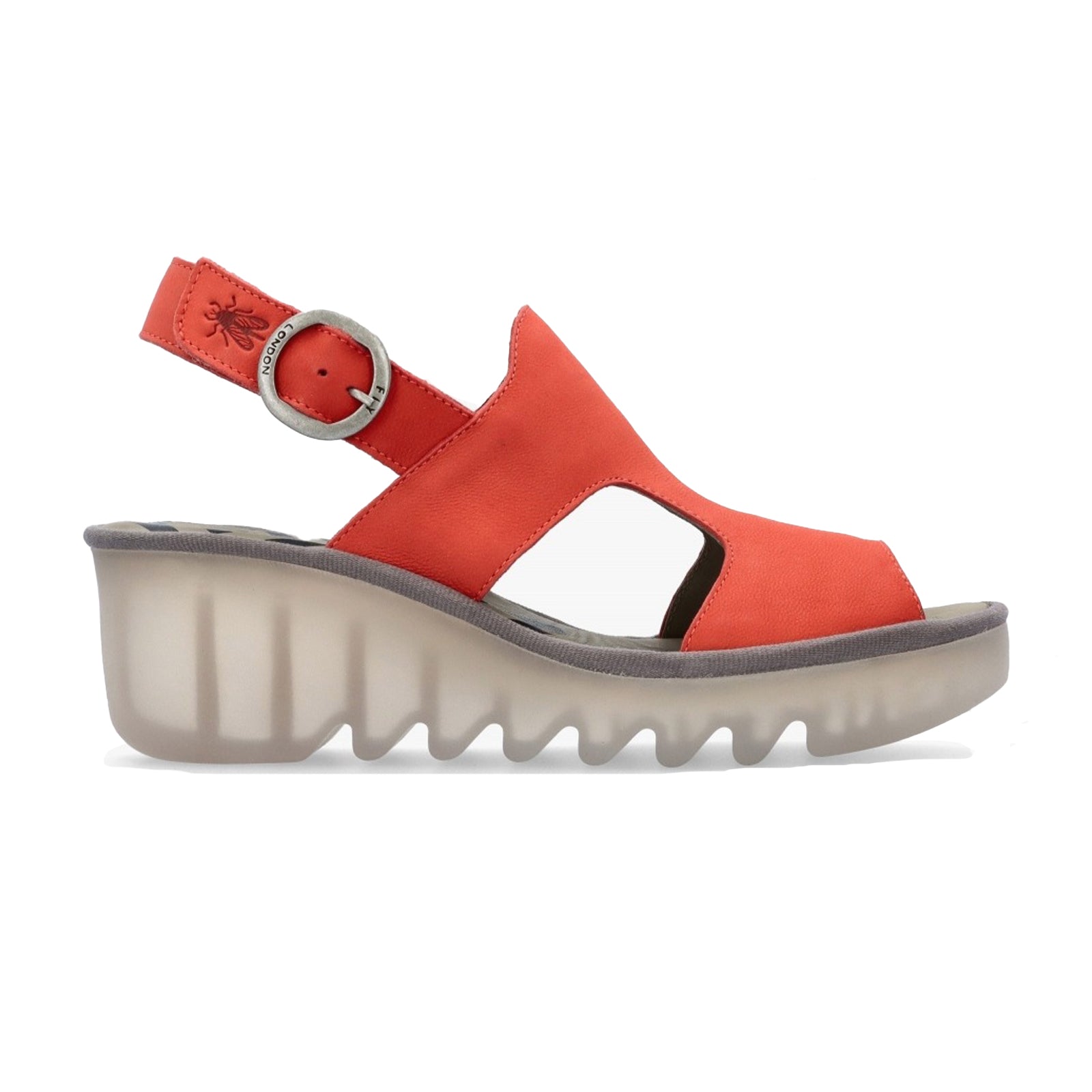 Fly London BAIF585FLY Cupido Leather Womens Sandals#color_devil red