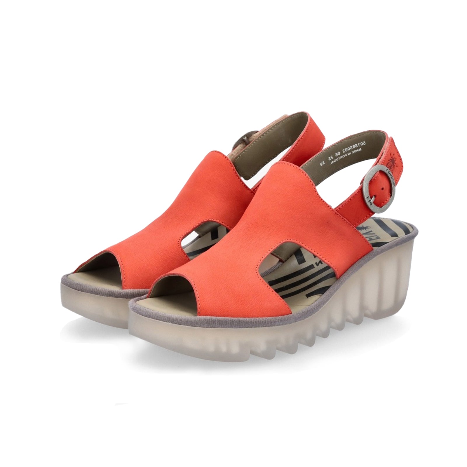 Fly London BAIF585FLY Cupido Leather Womens Sandals#color_devil red