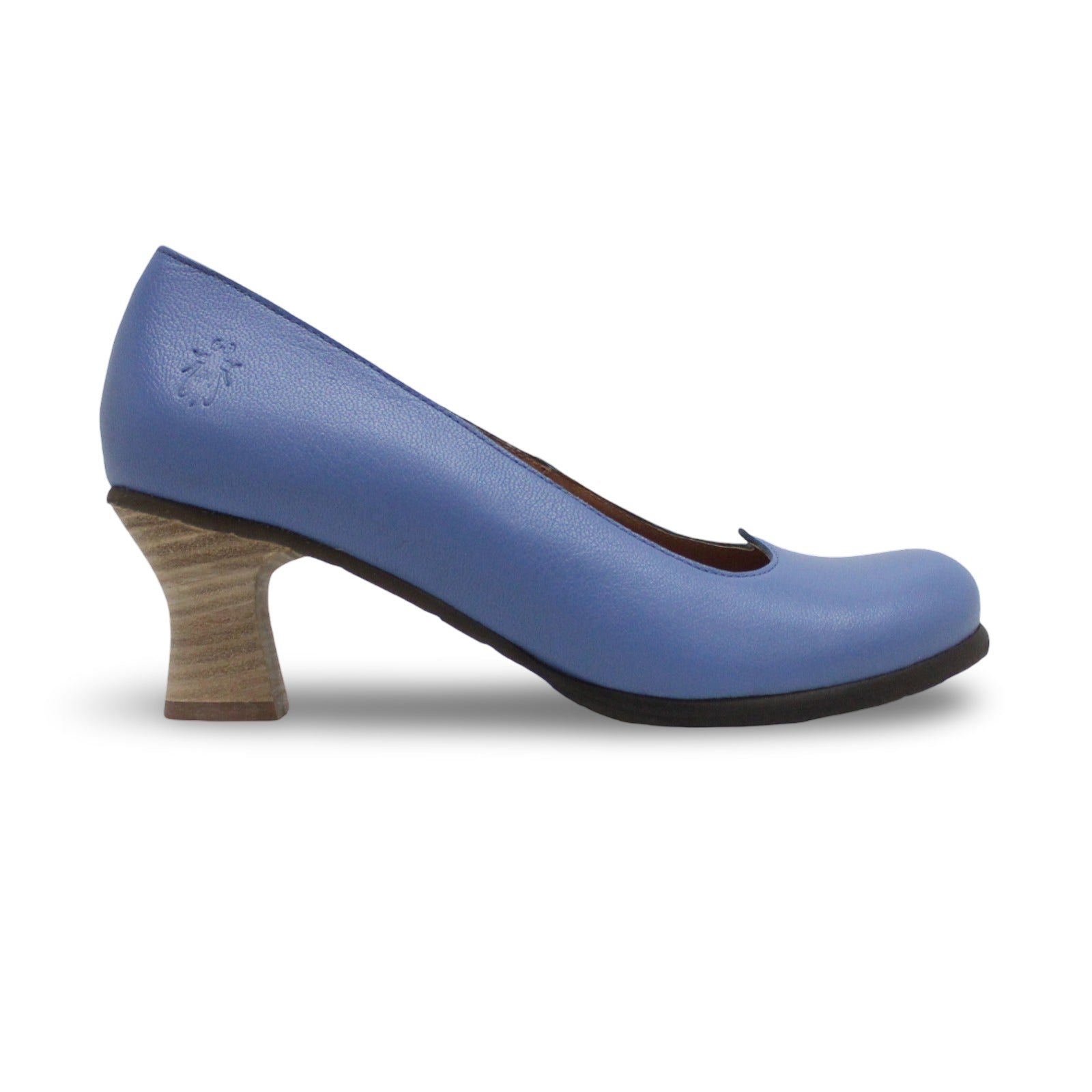 Fly London BAZE086FLY Mousse Leather Womens Shoes#color_blue