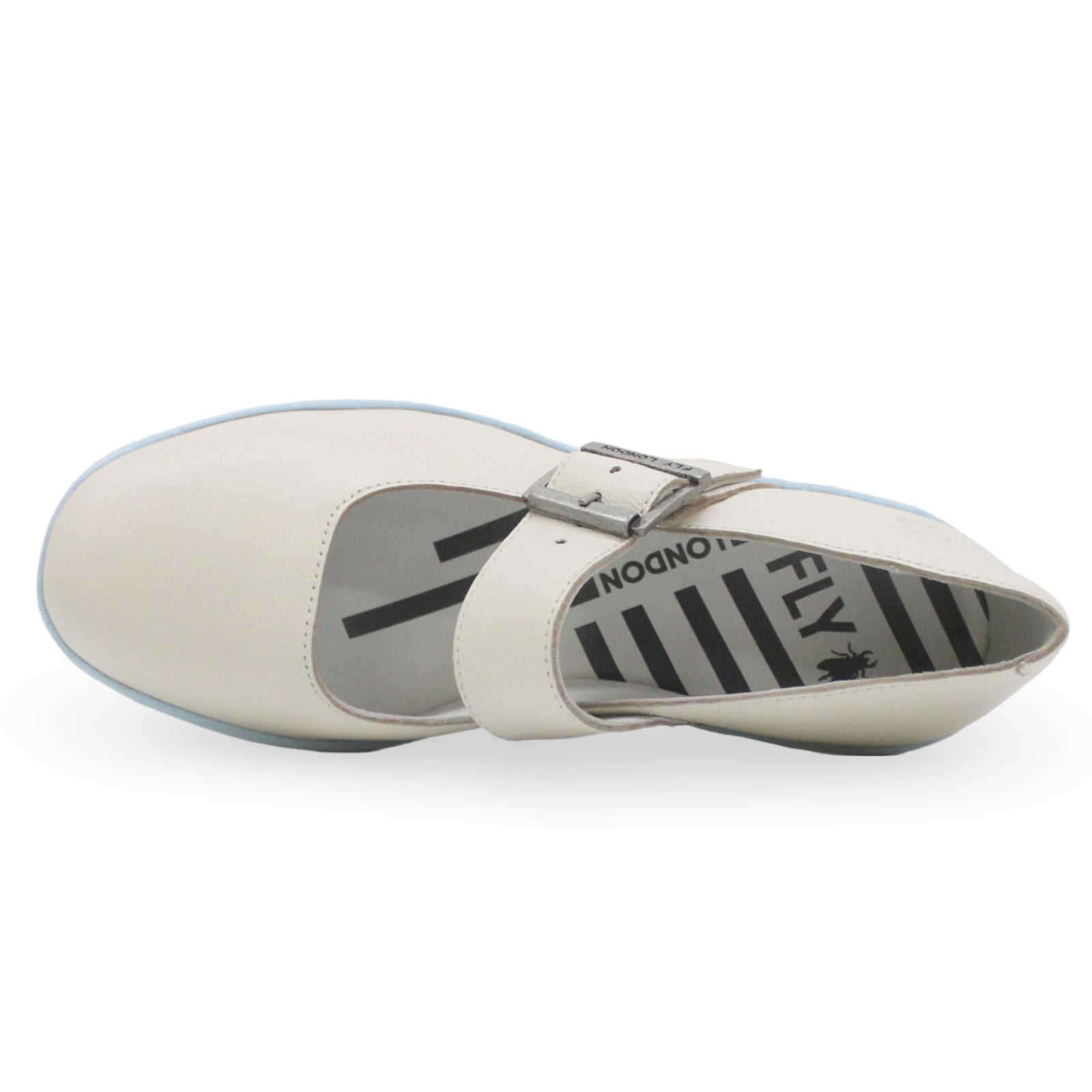 Fly London BORY564FLY Mousse Leather Womens Shoes#color_off white