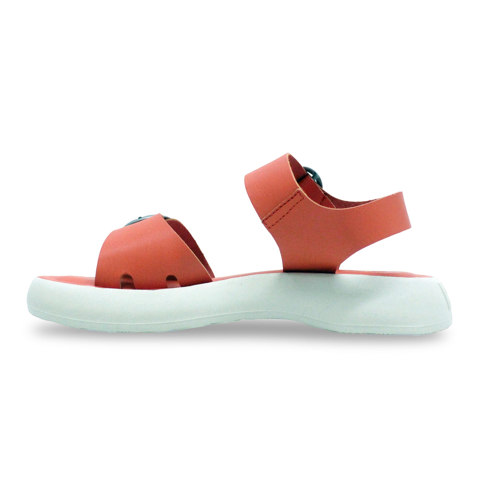 Fly London BUNK604FLY Brooklyn Leather Womens Sandals#color_scarlet